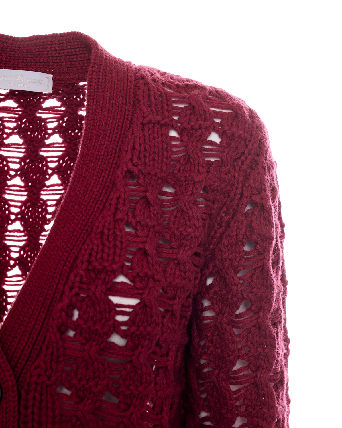Cardigan traforato