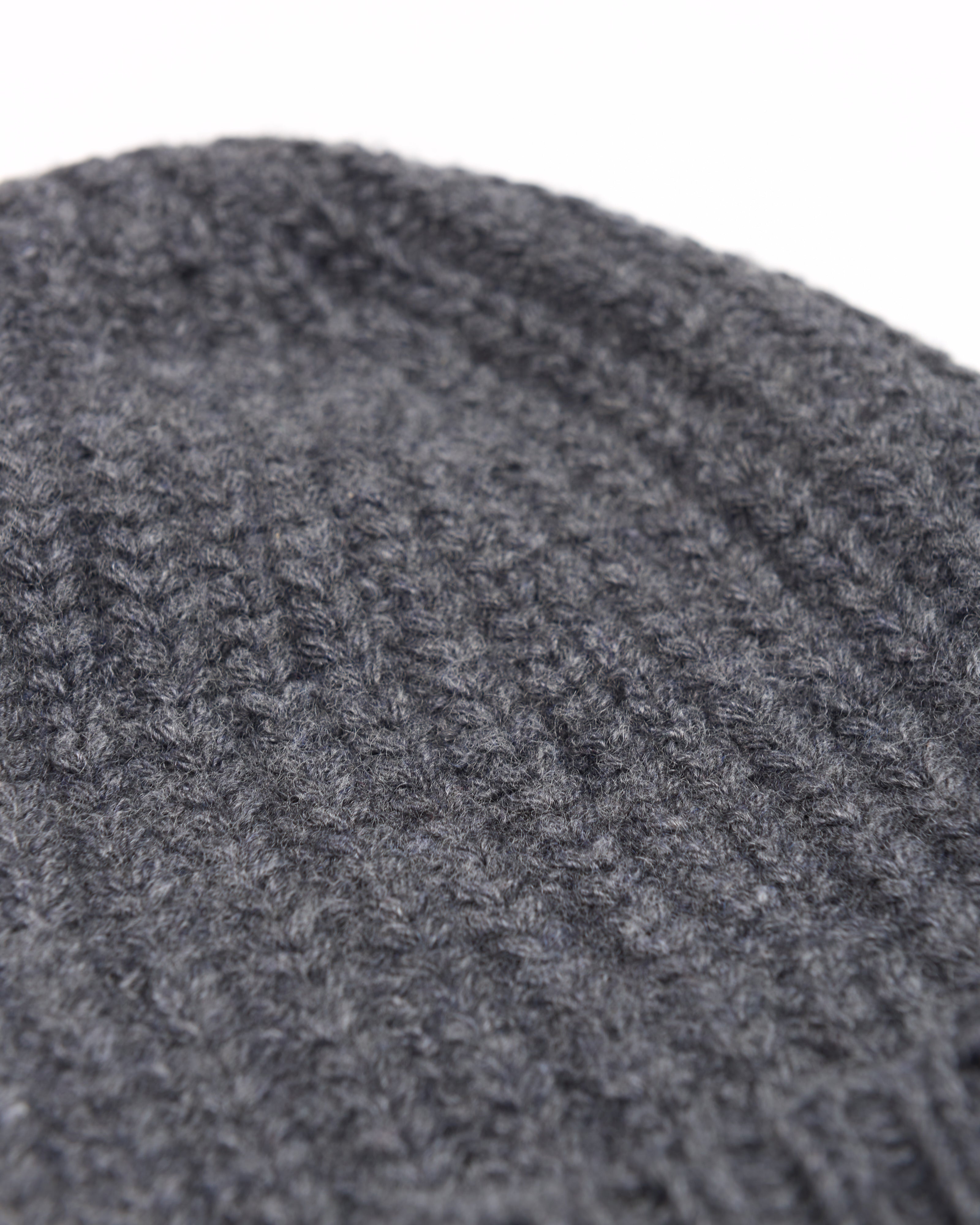 Cuffia a maglia inglese misto cashmere