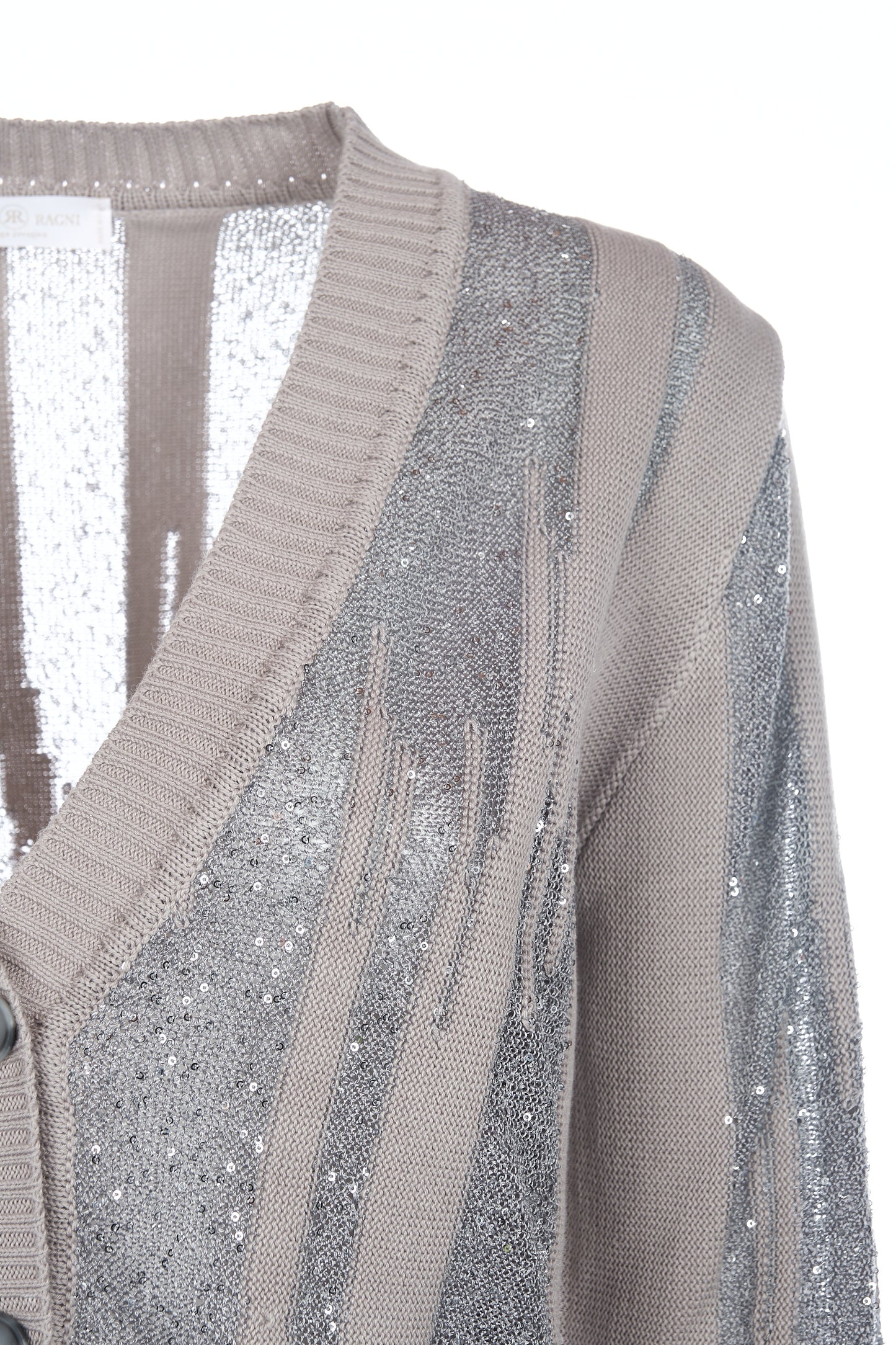 Cardigan con paillettes