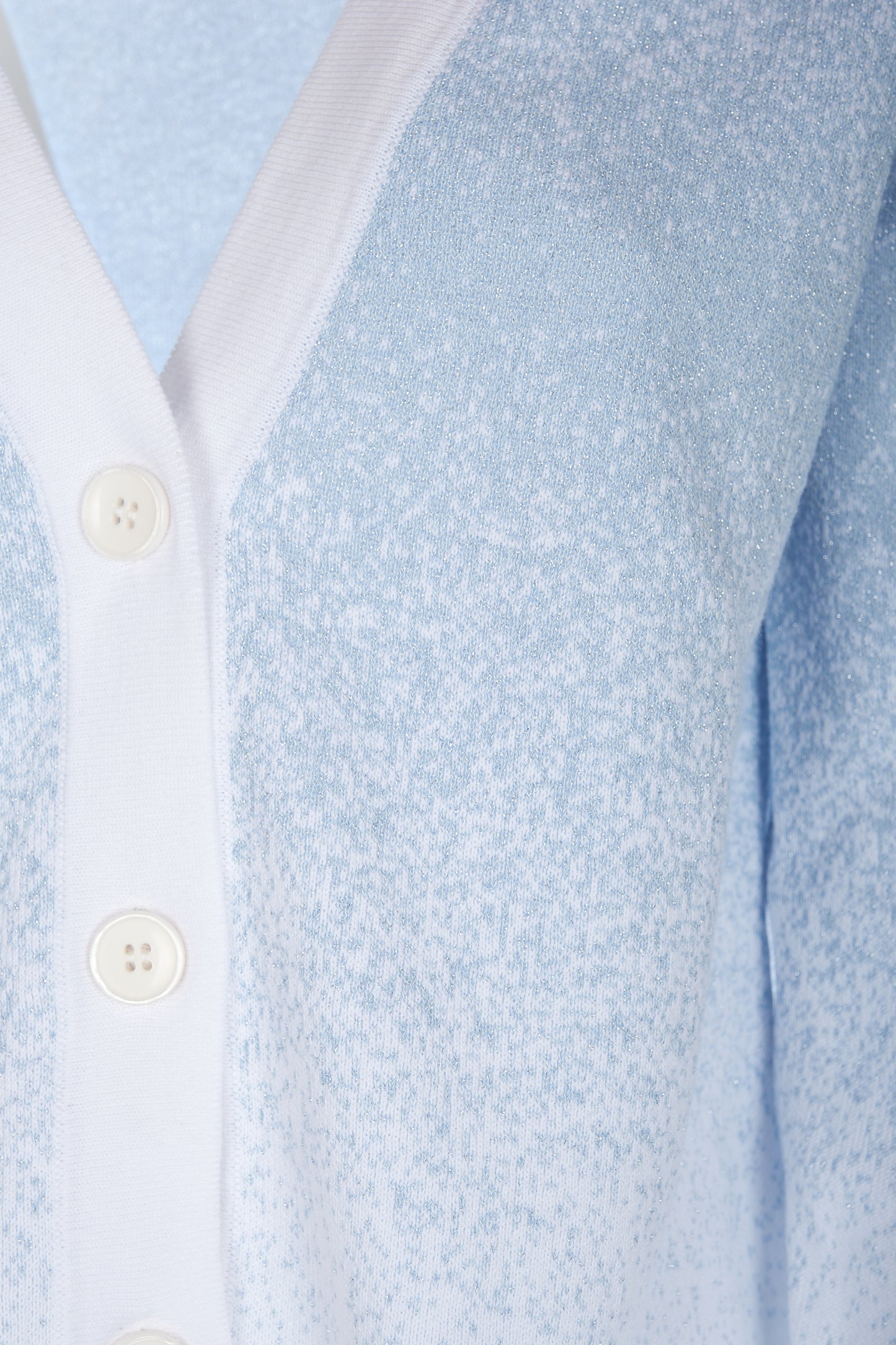 Cardigan in cotone con lurex