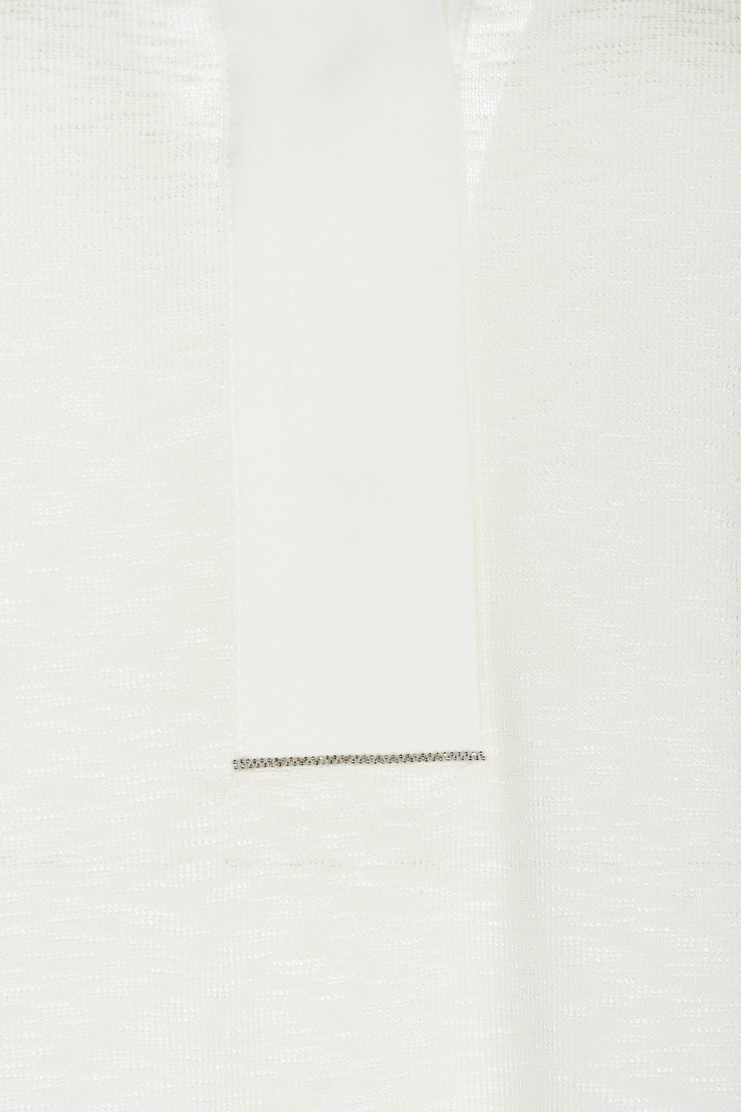 Blusa in tessuto combinato