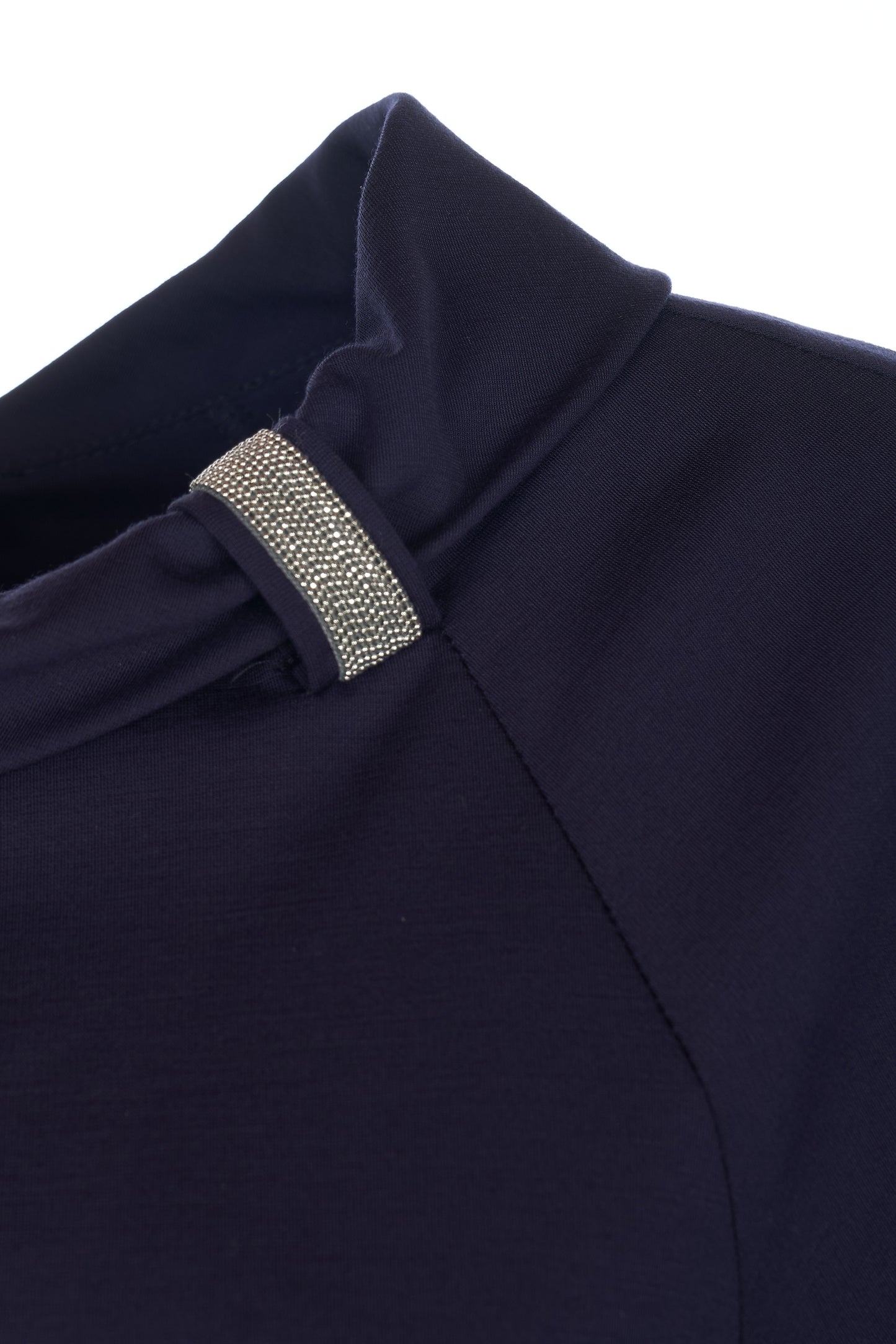 Blusa in jersey con monile