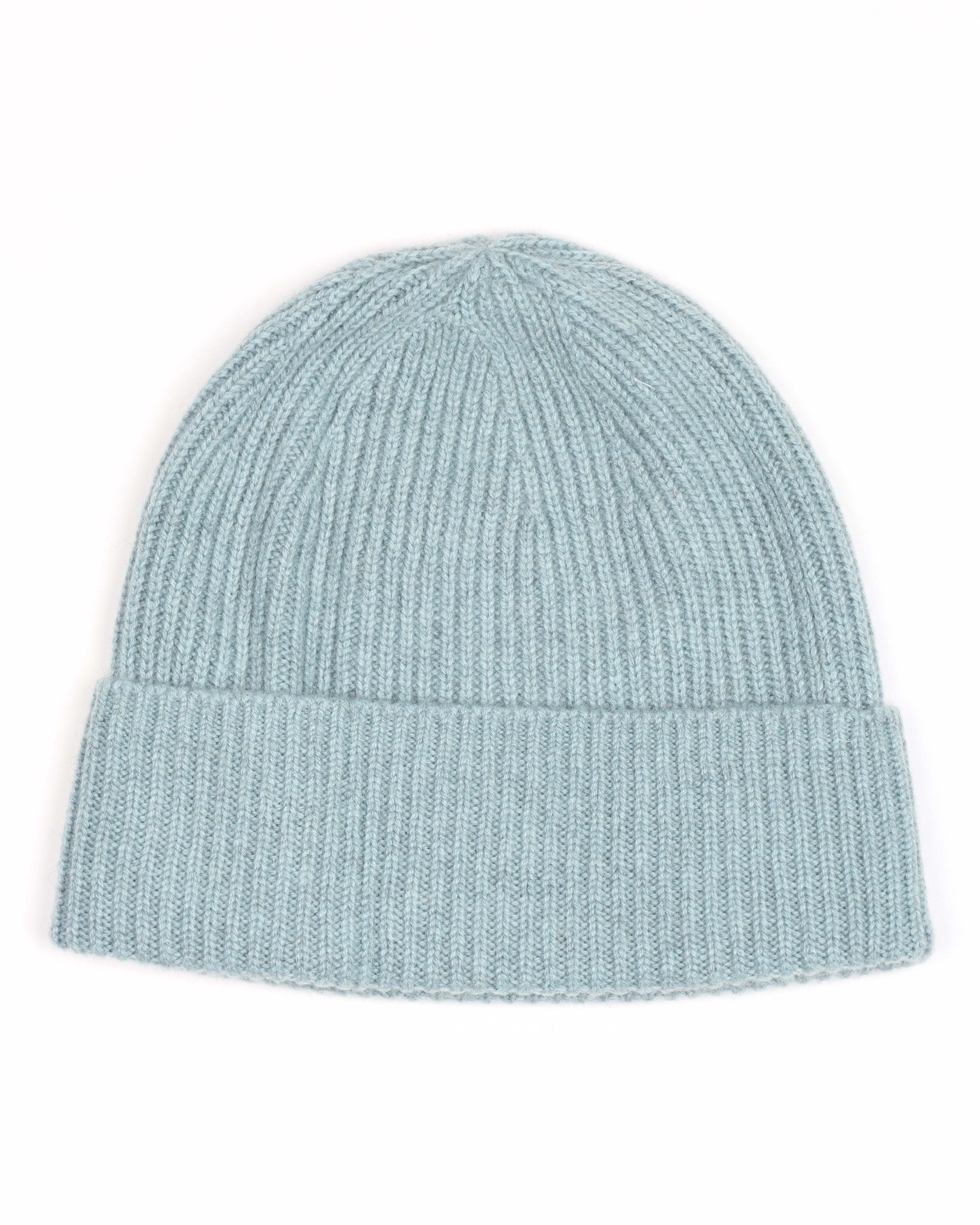 Cuffia a costine in cashmere