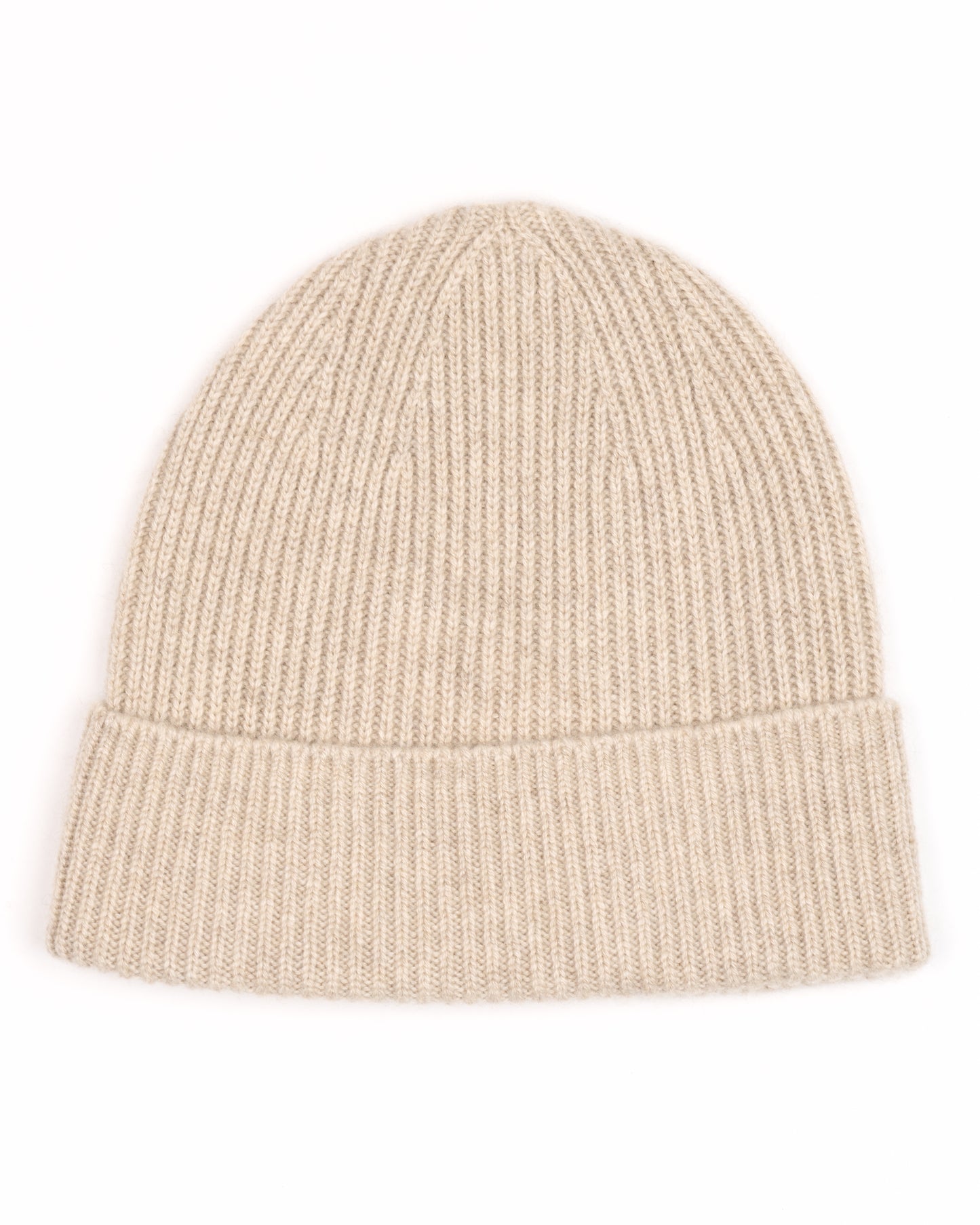 Cuffia a costine in cashmere