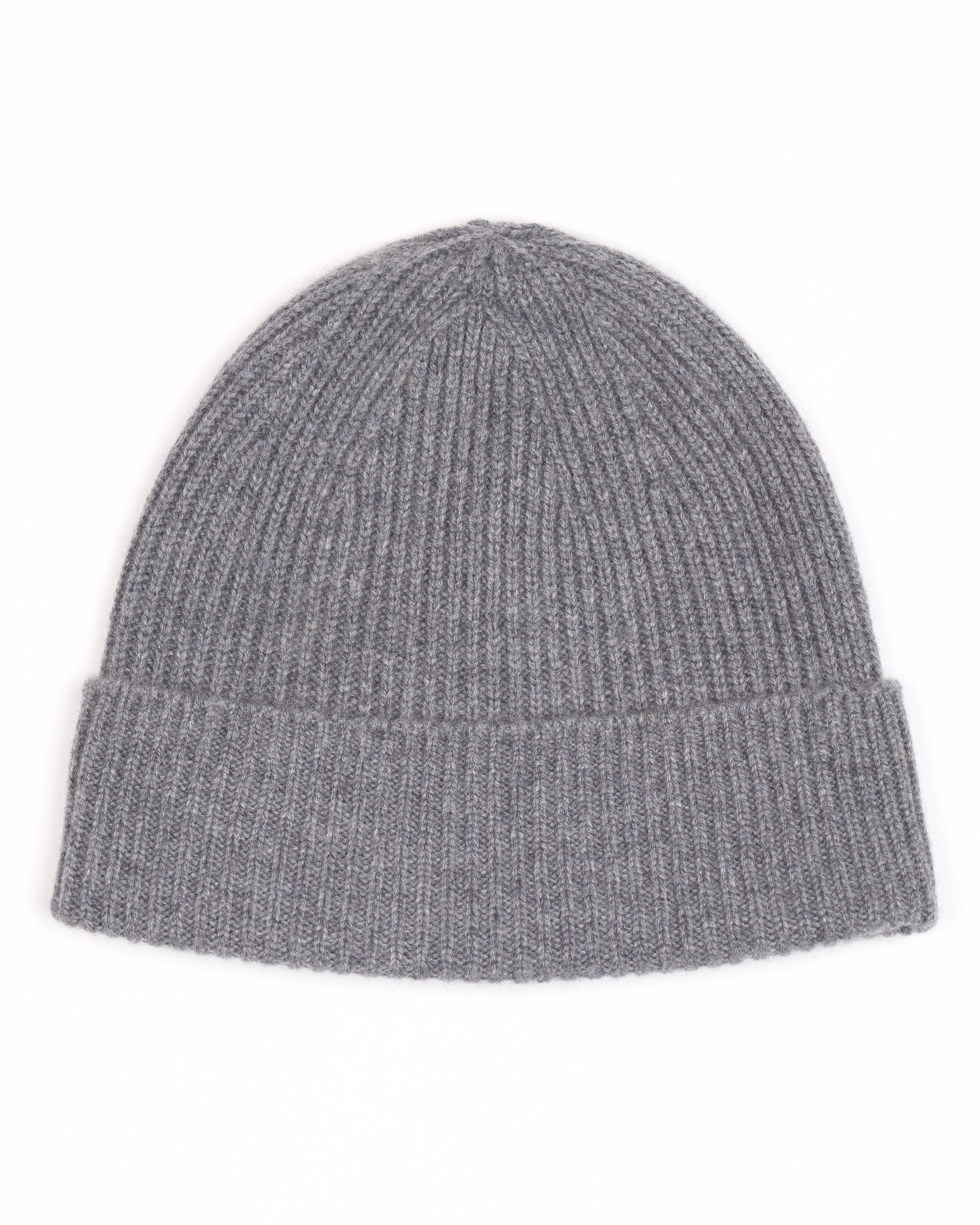 Cuffia a costine in cashmere