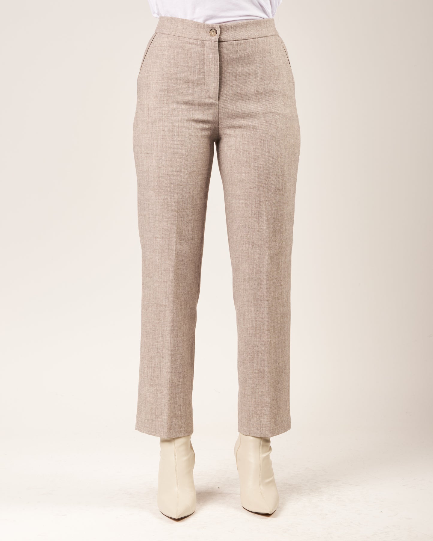 Pantaloni con monile