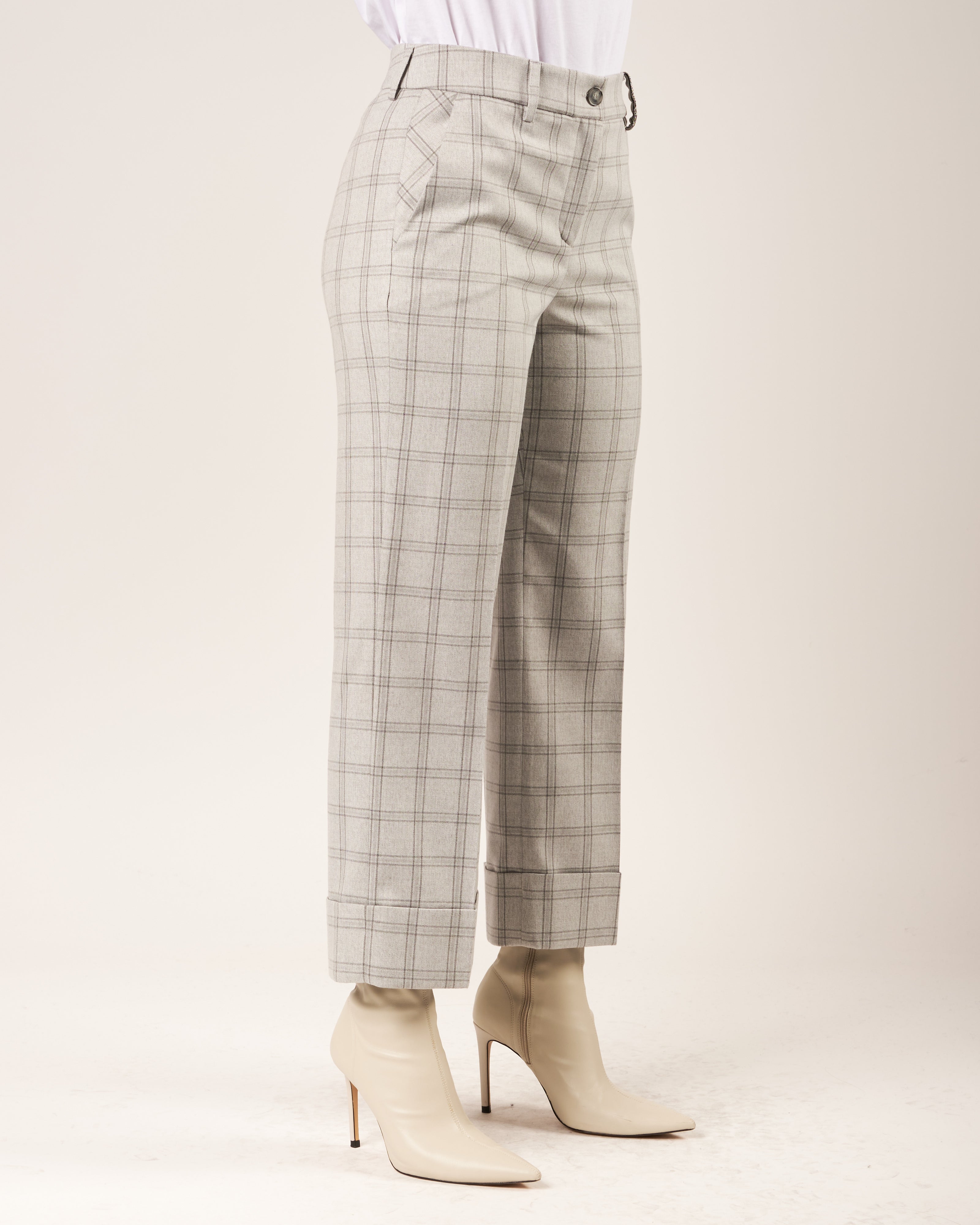 Pantaloni con monile