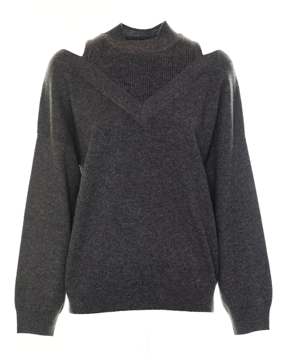 Maglia cut out in cashmere
