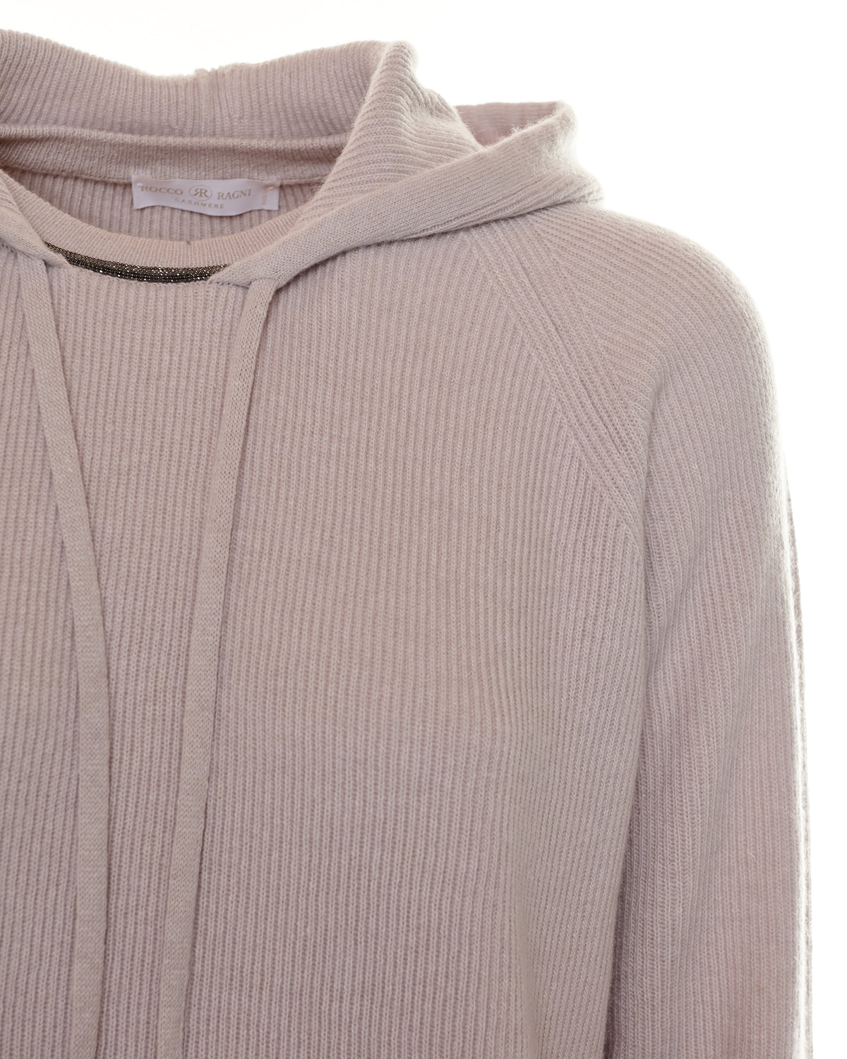 Abito in maglia con cappuccio