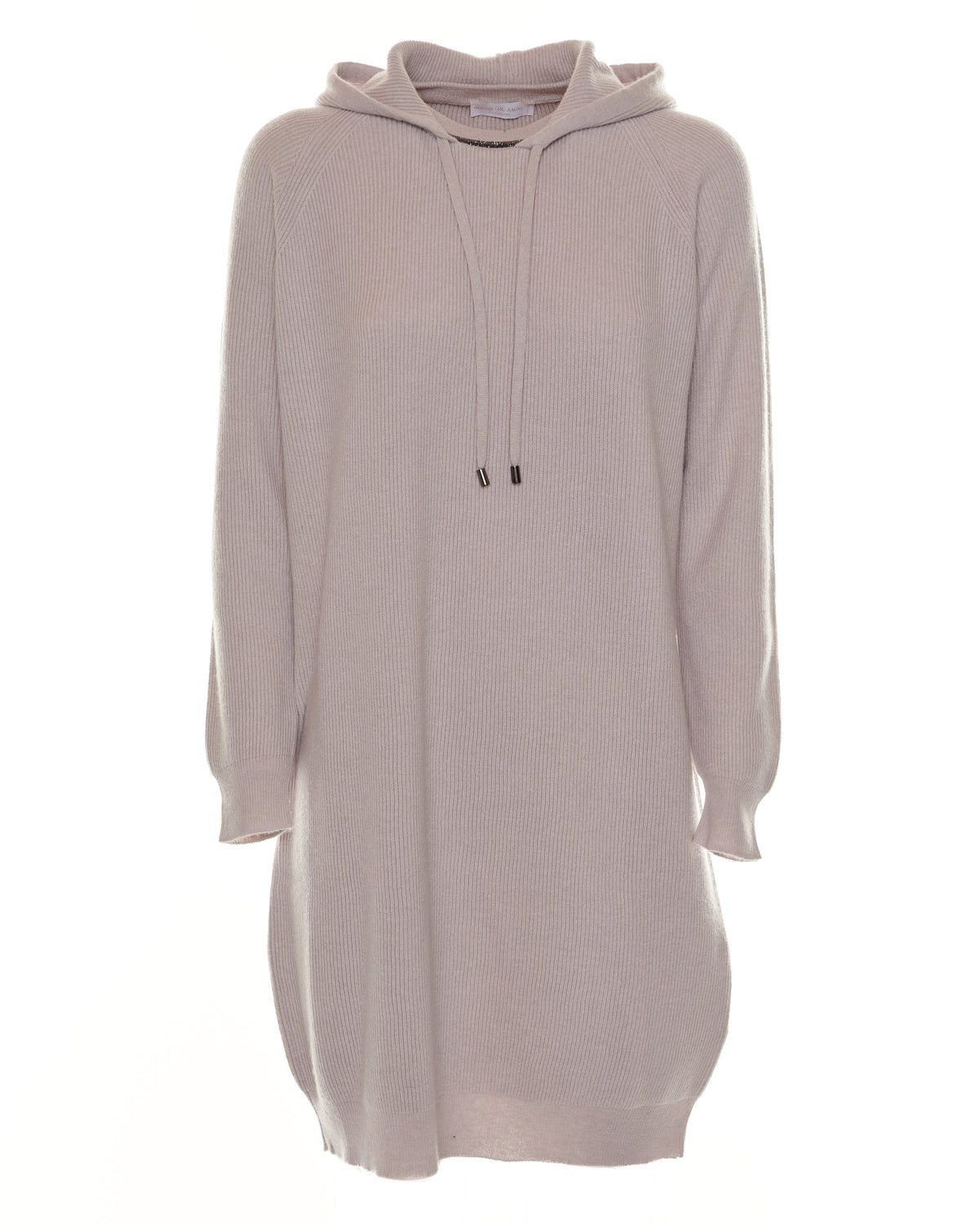 Abito in maglia con cappuccio