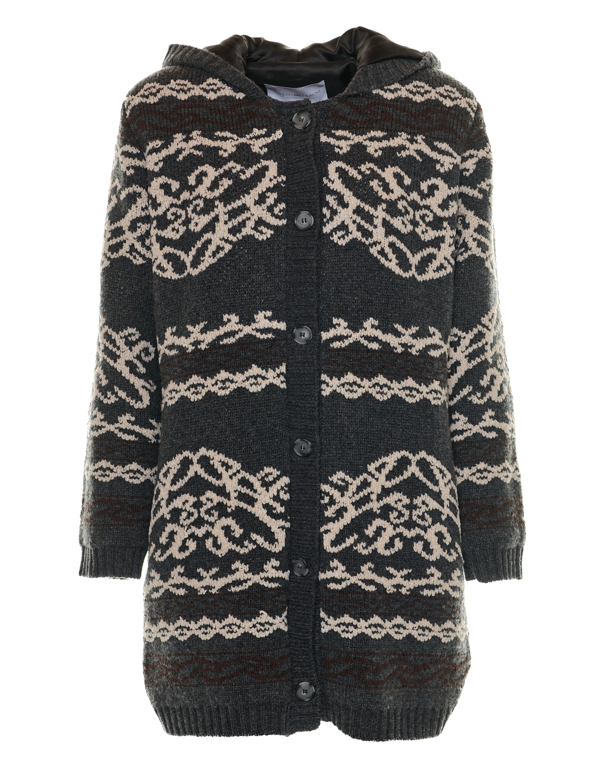 Giubbino in maglia jacquard