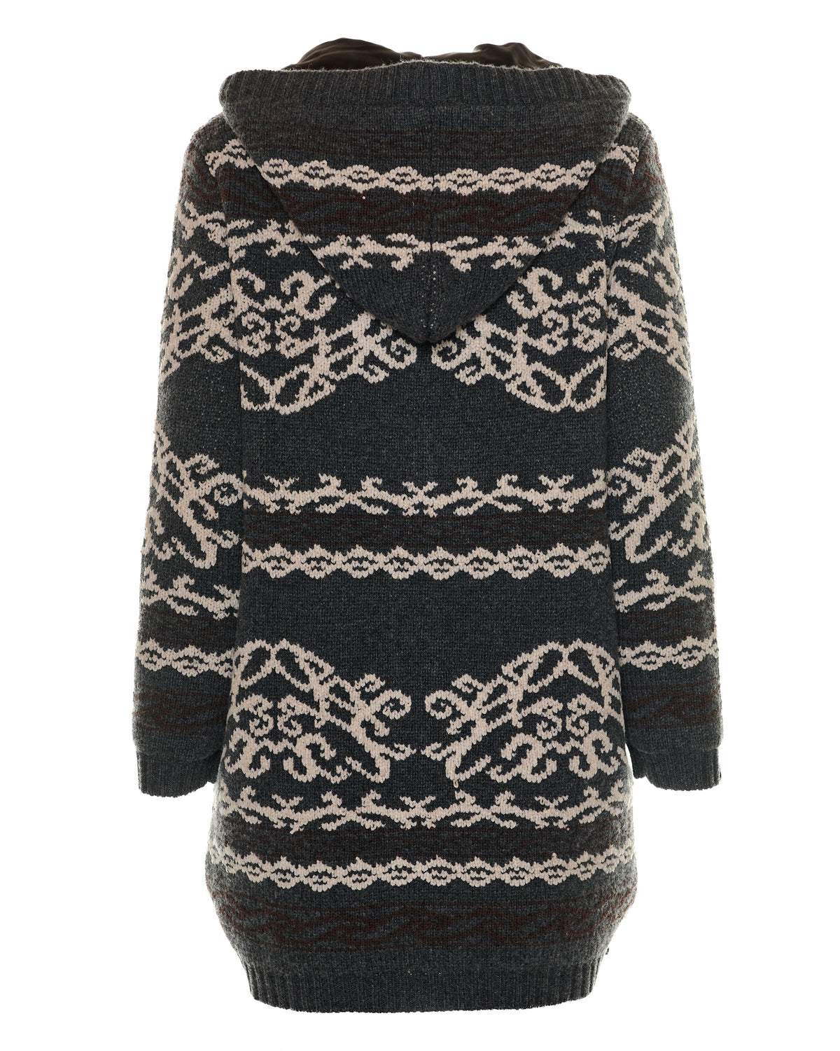 Giubbino in maglia jacquard
