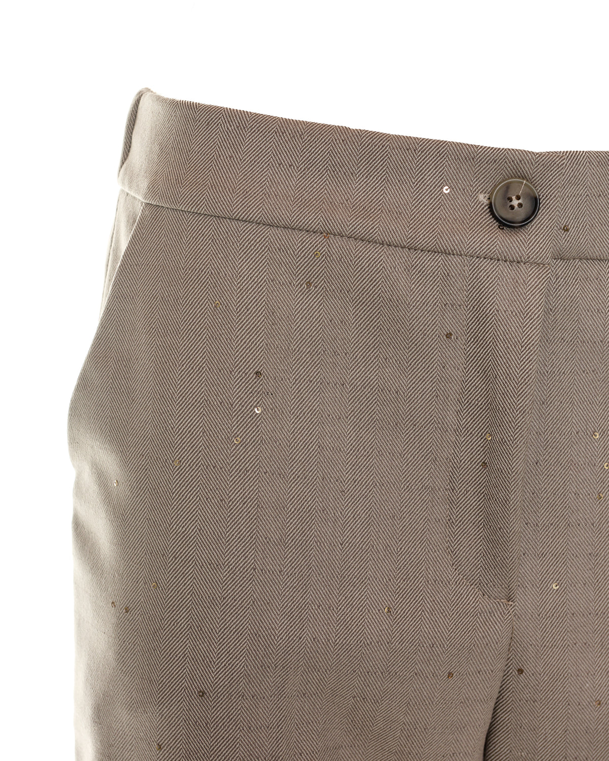 Pantaloni chino con paillettes