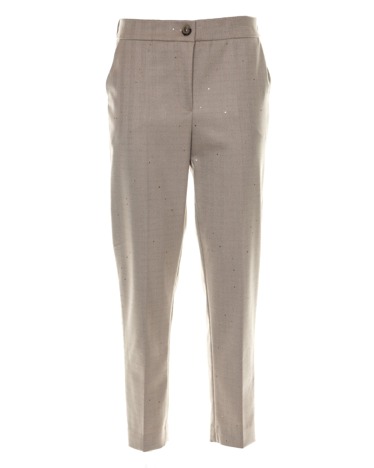 Pantaloni chino con paillettes