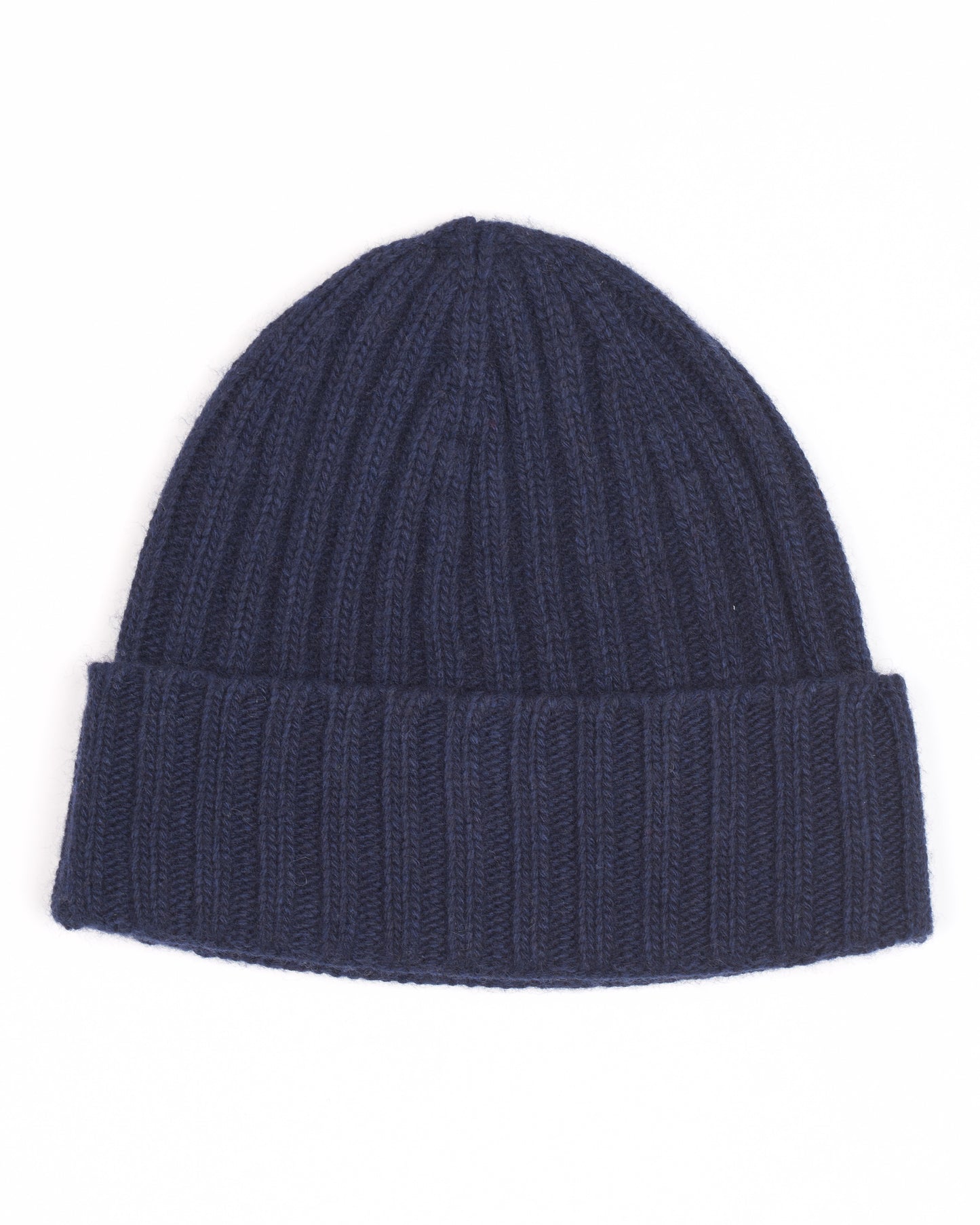 Cuffia a coste misto cashmere