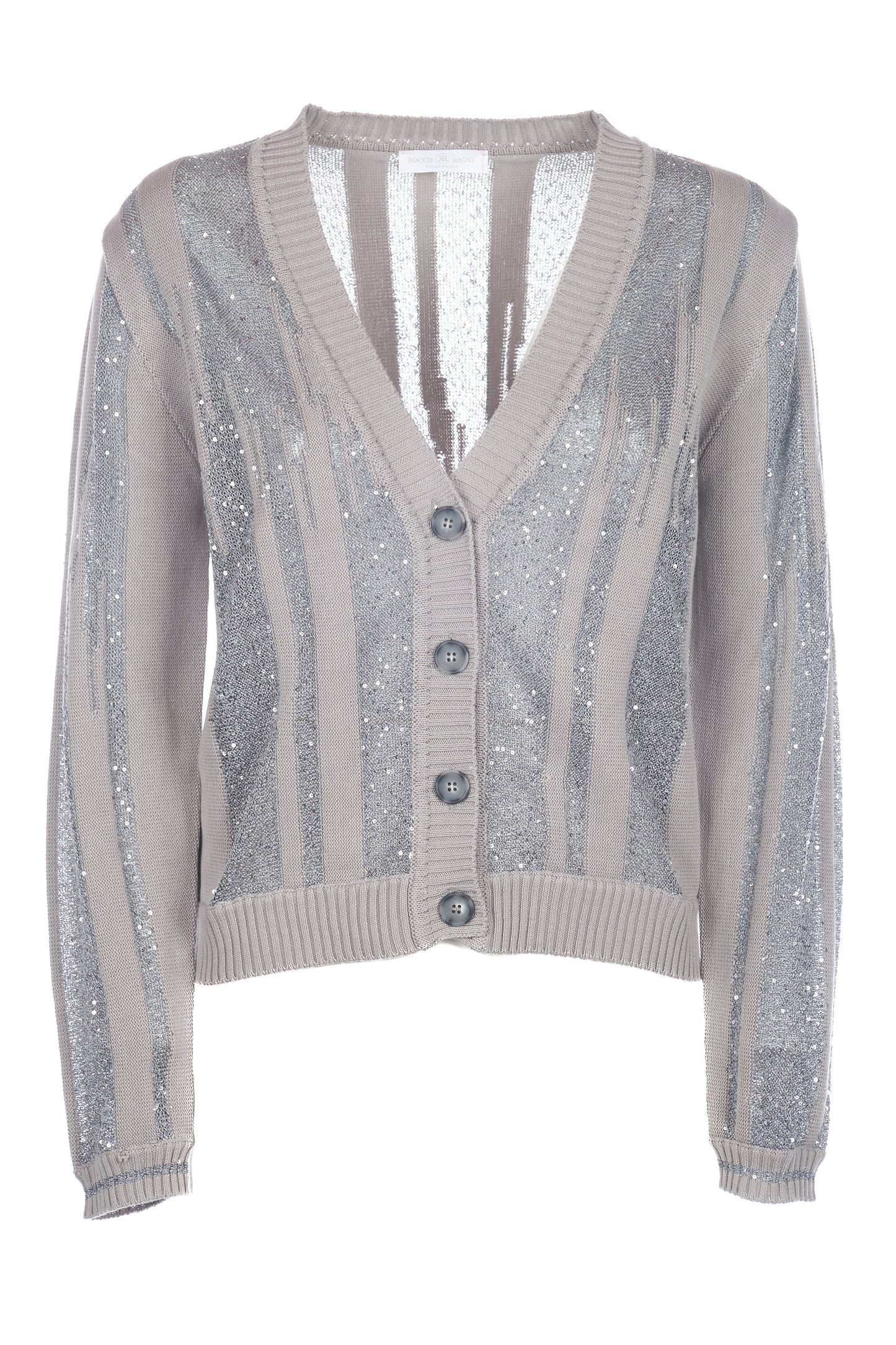 Cardigan con paillettes