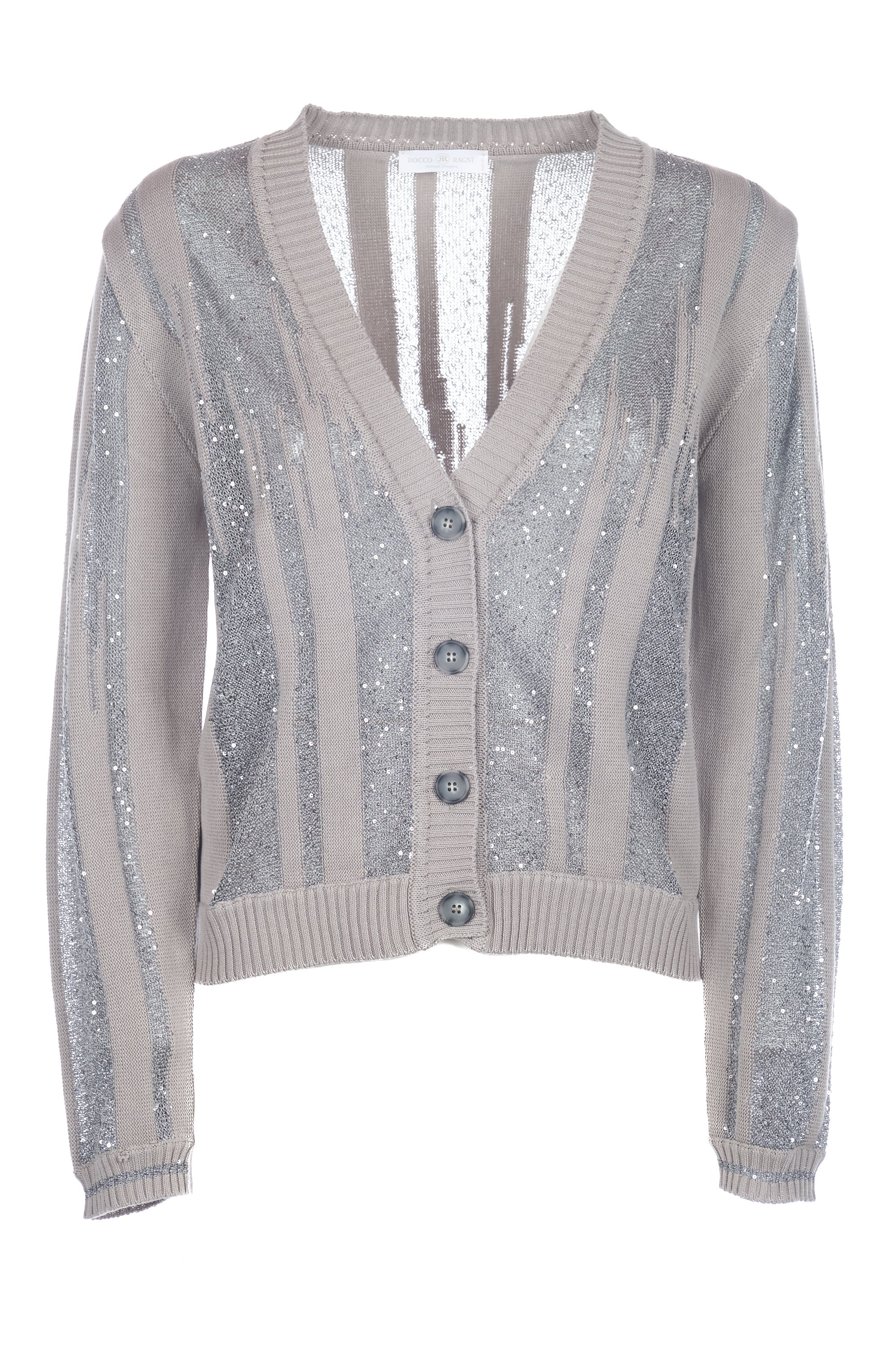 Cardigan con paillettes