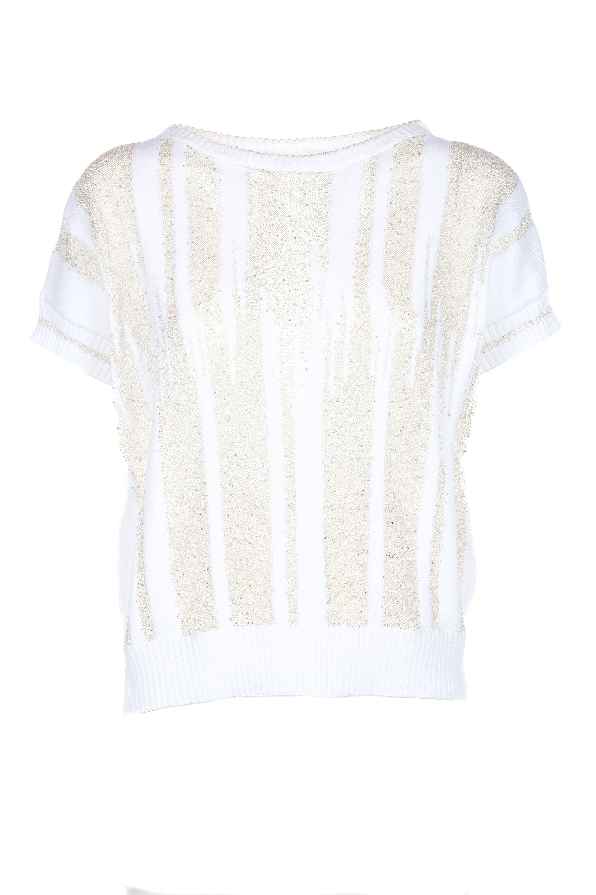 Maglia con paillettes
