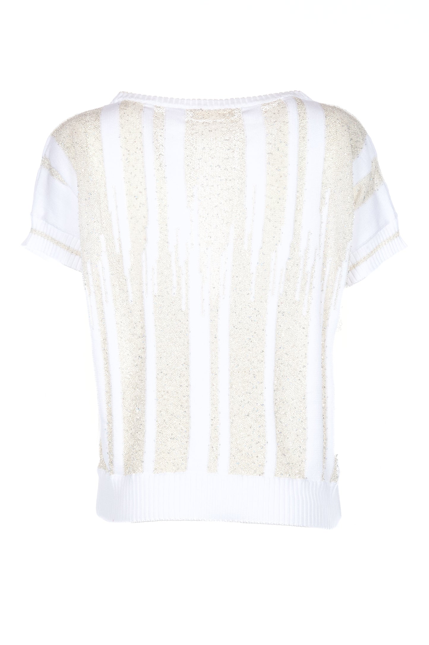 Maglia con paillettes