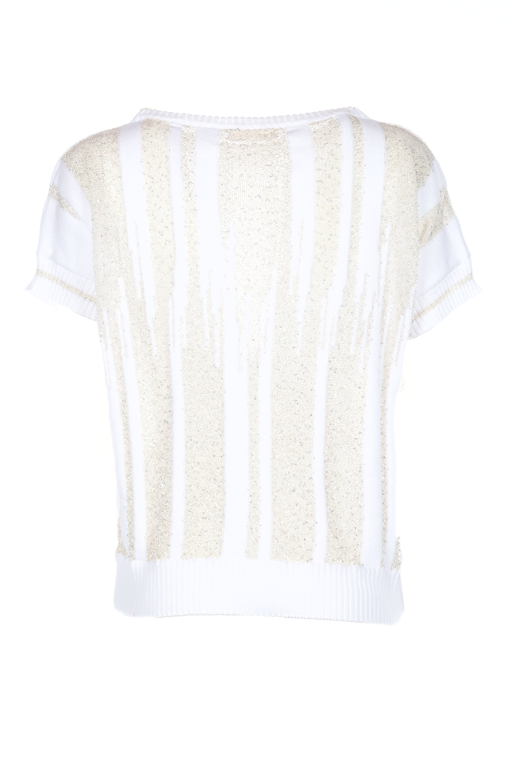 Maglia con paillettes