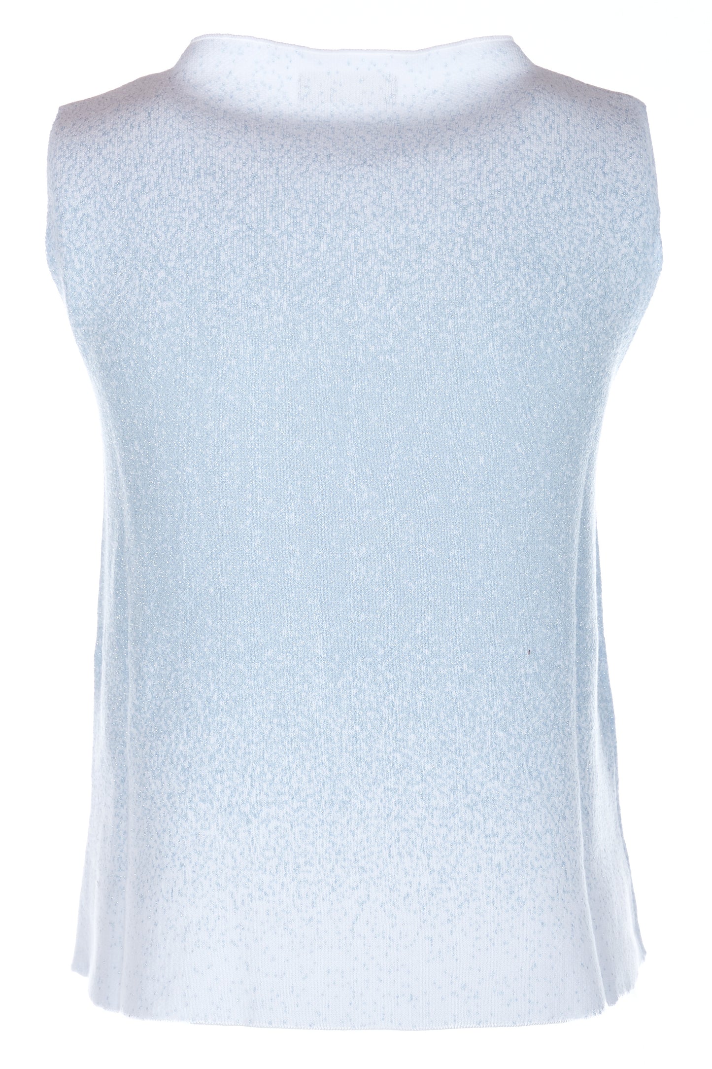 Gilet in cotone con lurex