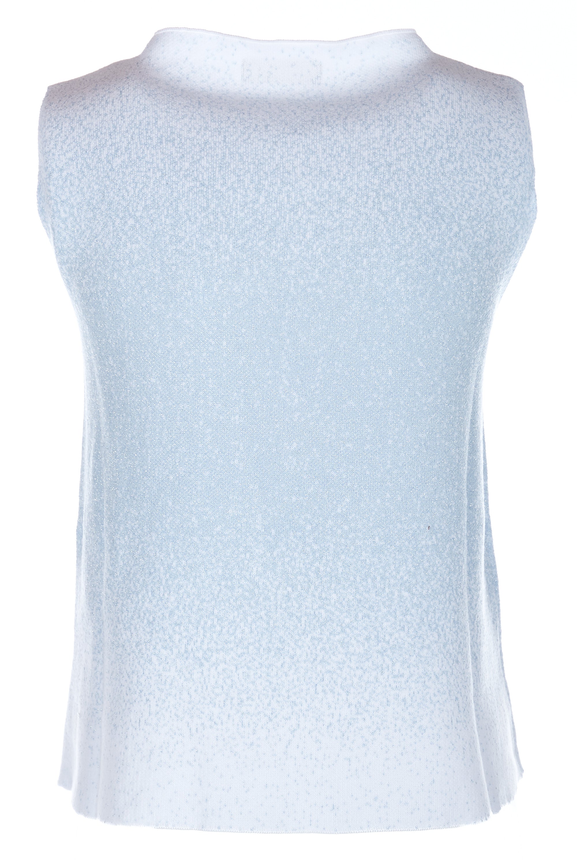 Gilet in cotone con lurex