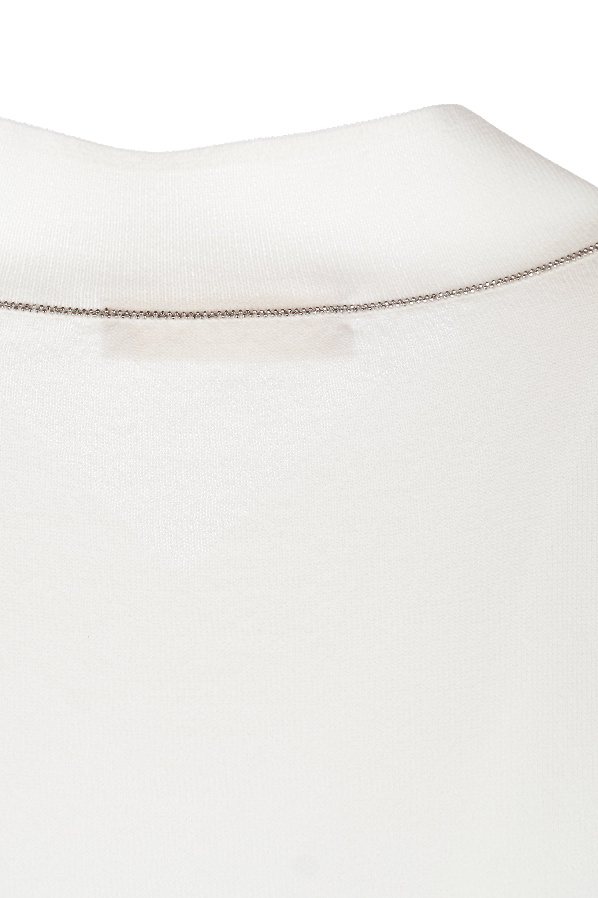 Maglia in viscosa con monile