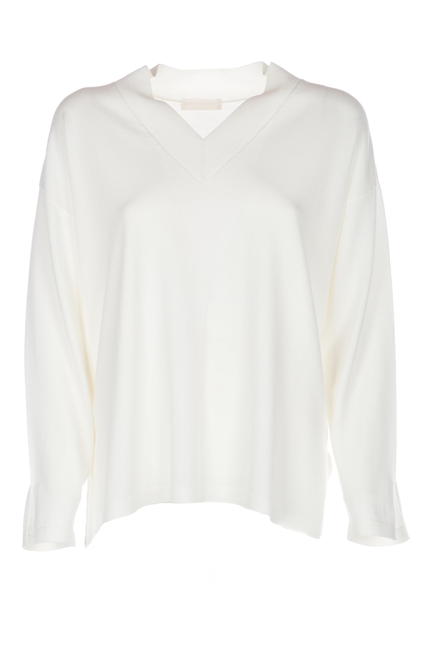 Maglia in viscosa con monile