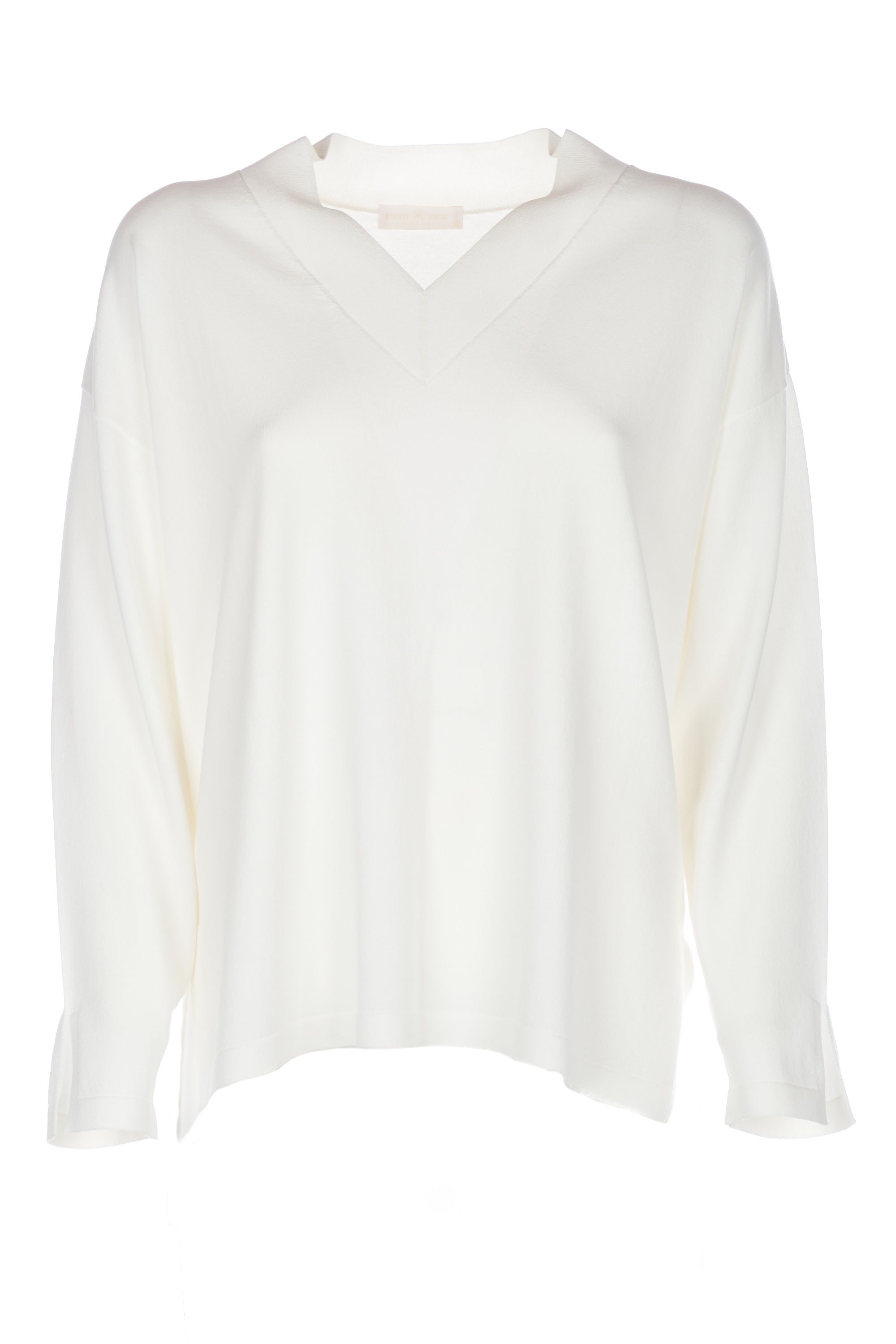 Maglia in viscosa con monile