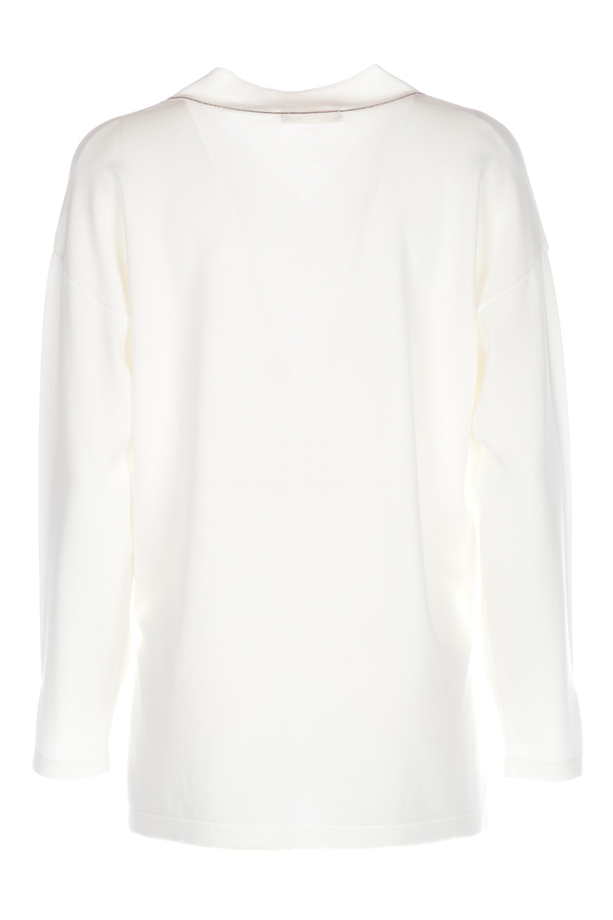 Maglia in viscosa con monile