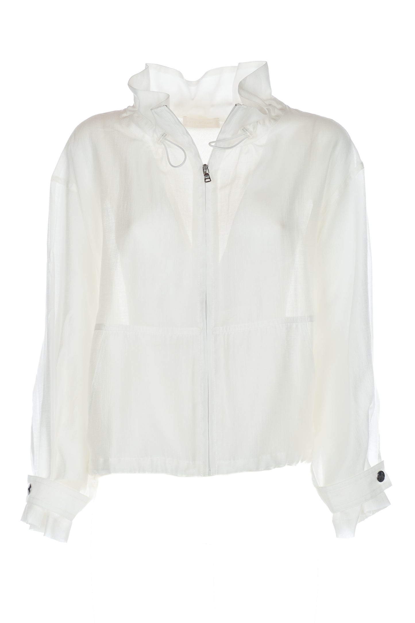 Bomber in tessuto combinato