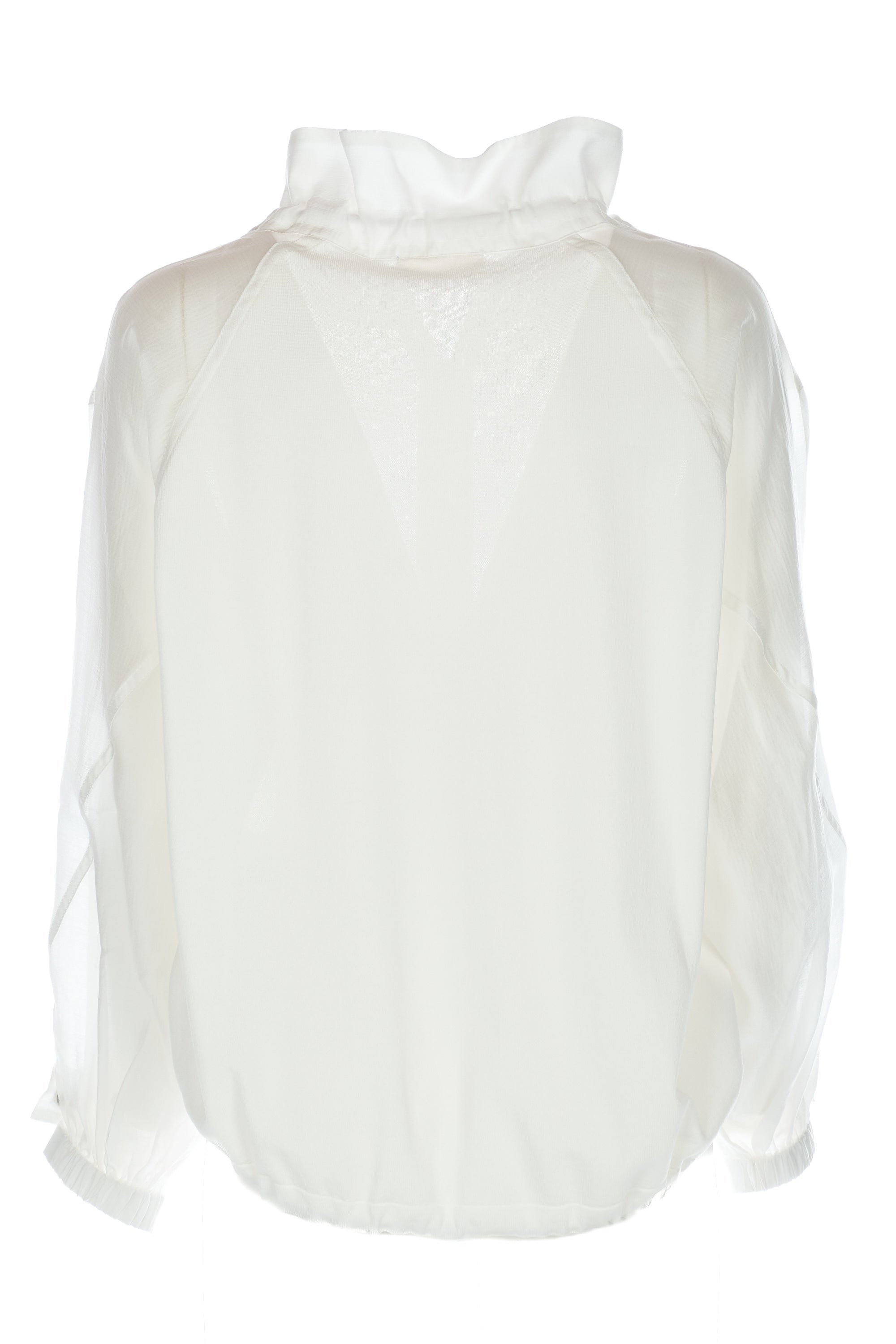 Bomber in tessuto combinato