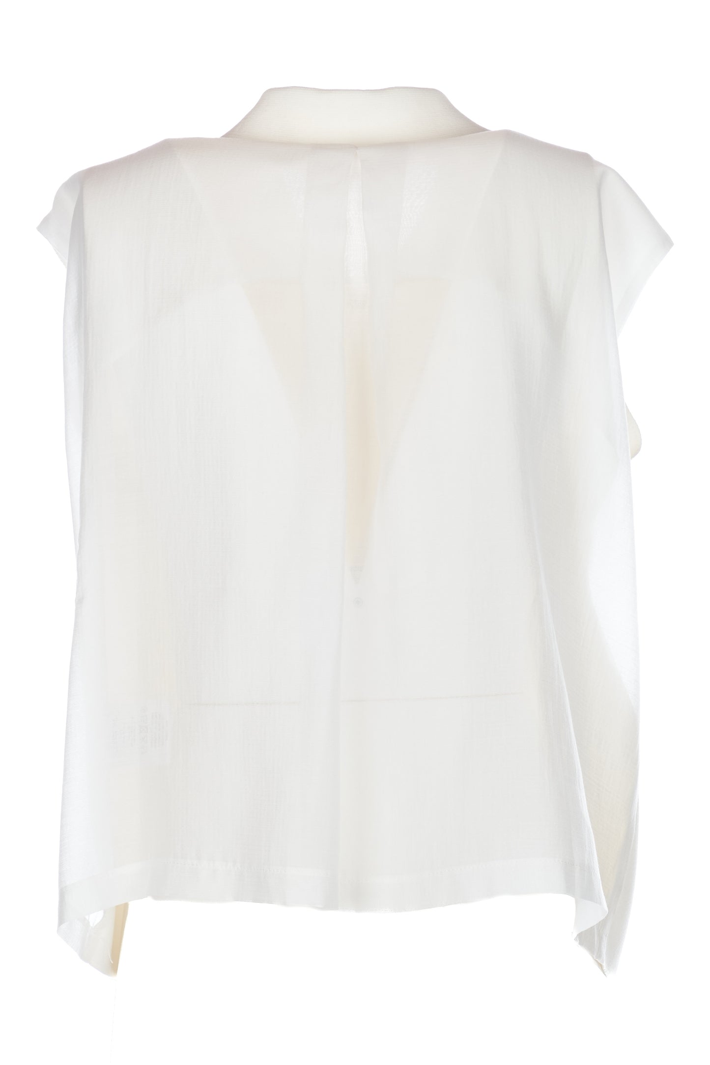 Gilet in tessuto combinato