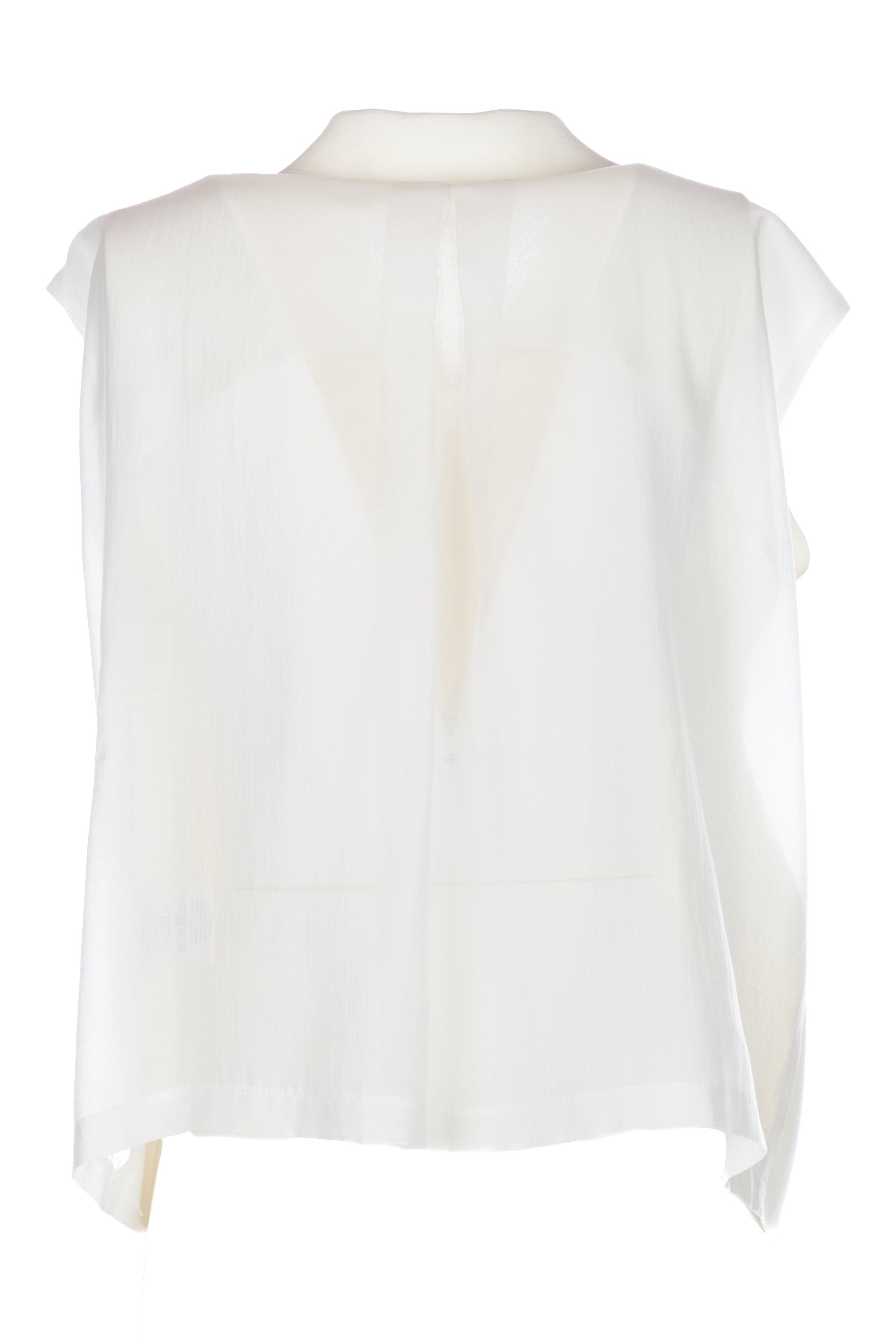 Gilet in tessuto combinato