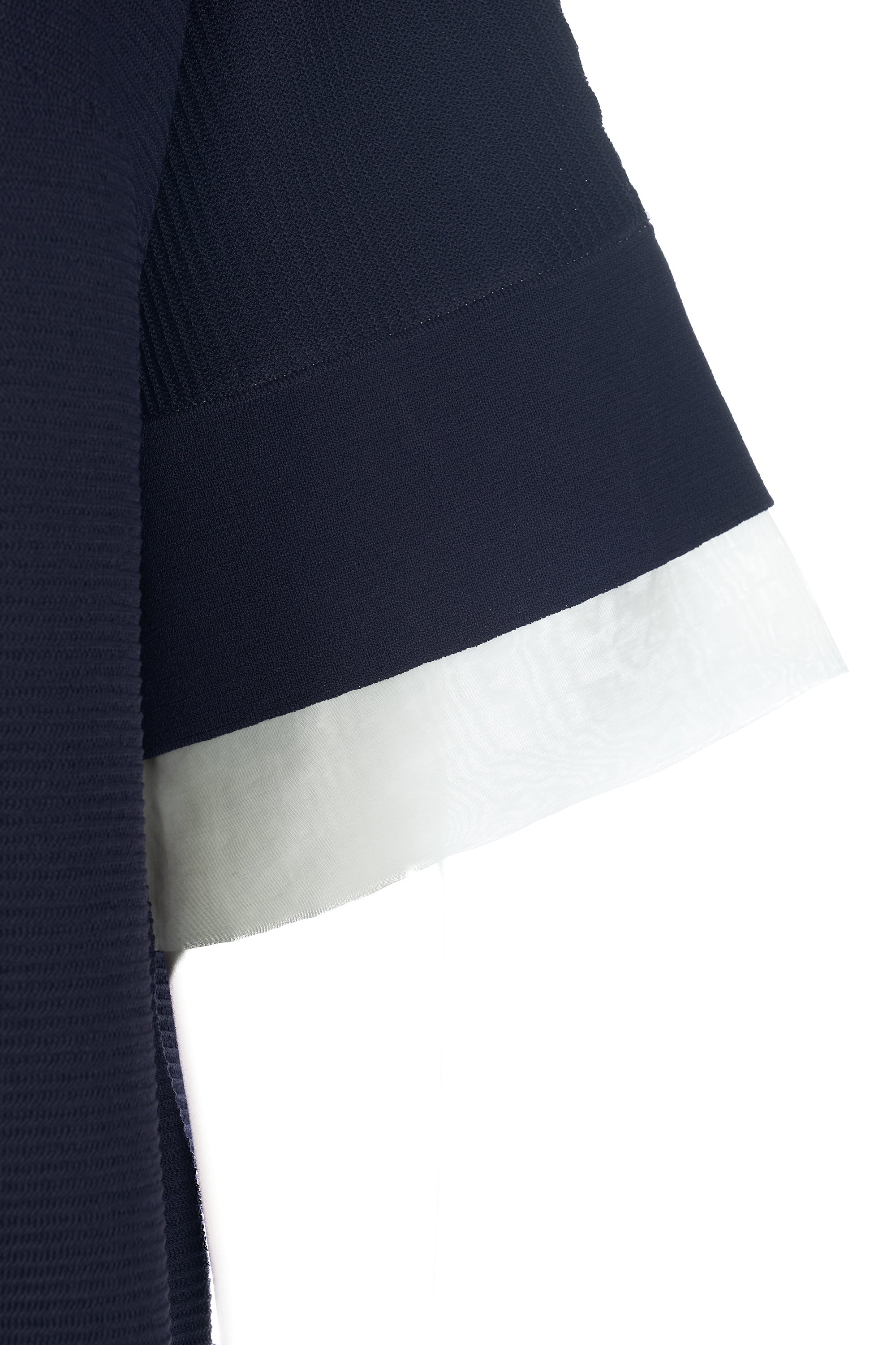 Maglia con inserto in seta