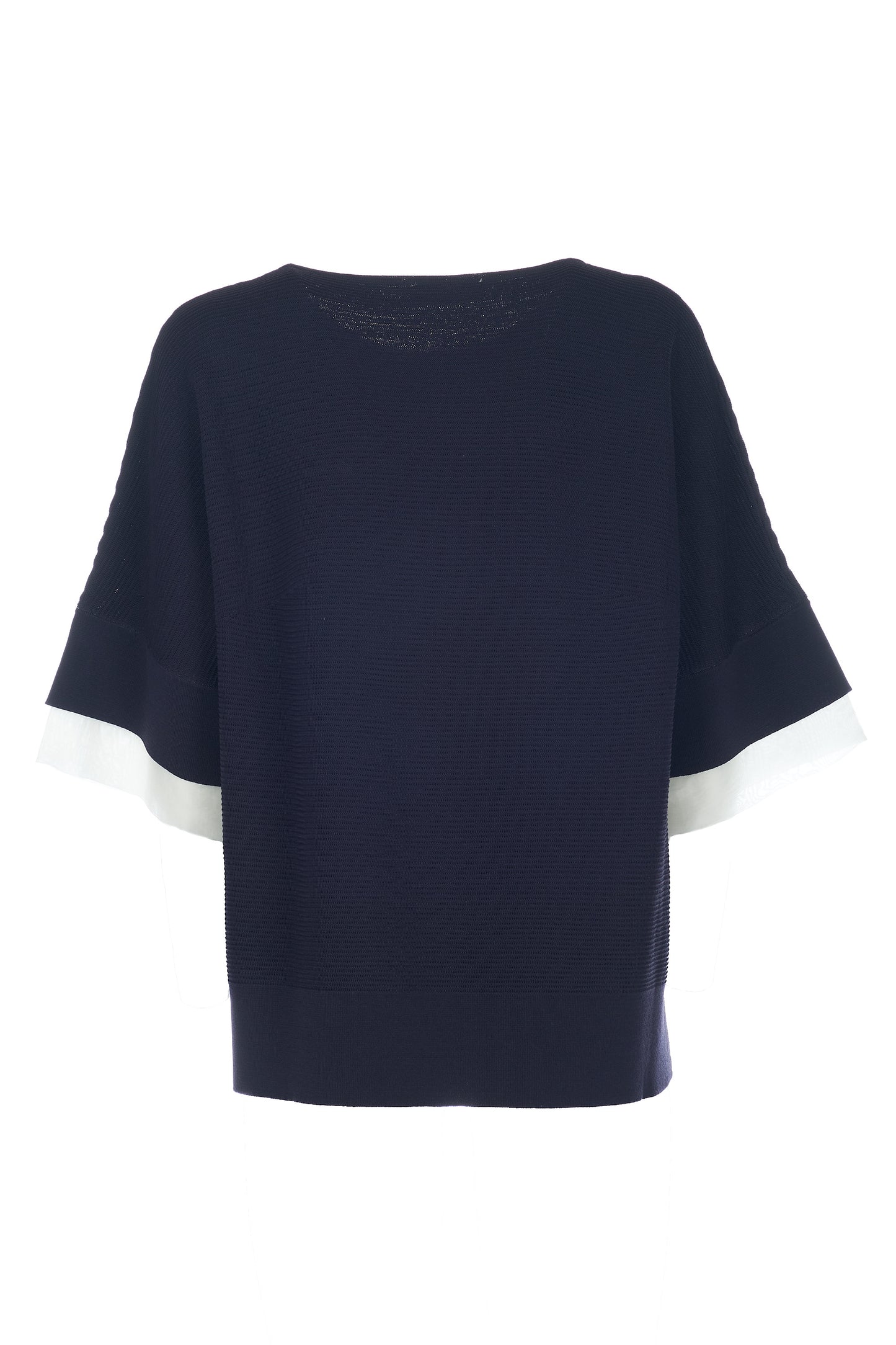 Maglia con inserto in seta