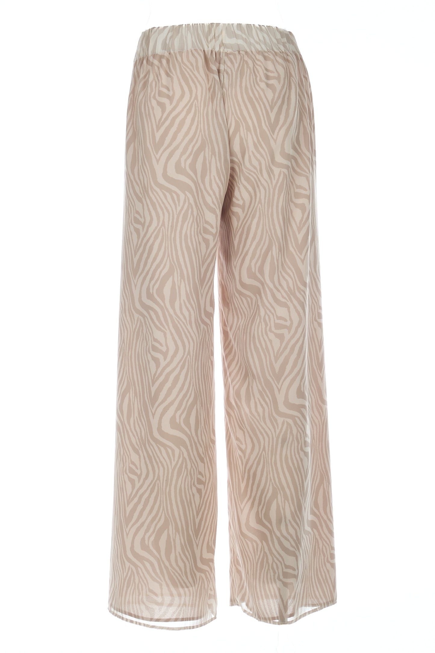 Pantaloni in georgette a fantasia