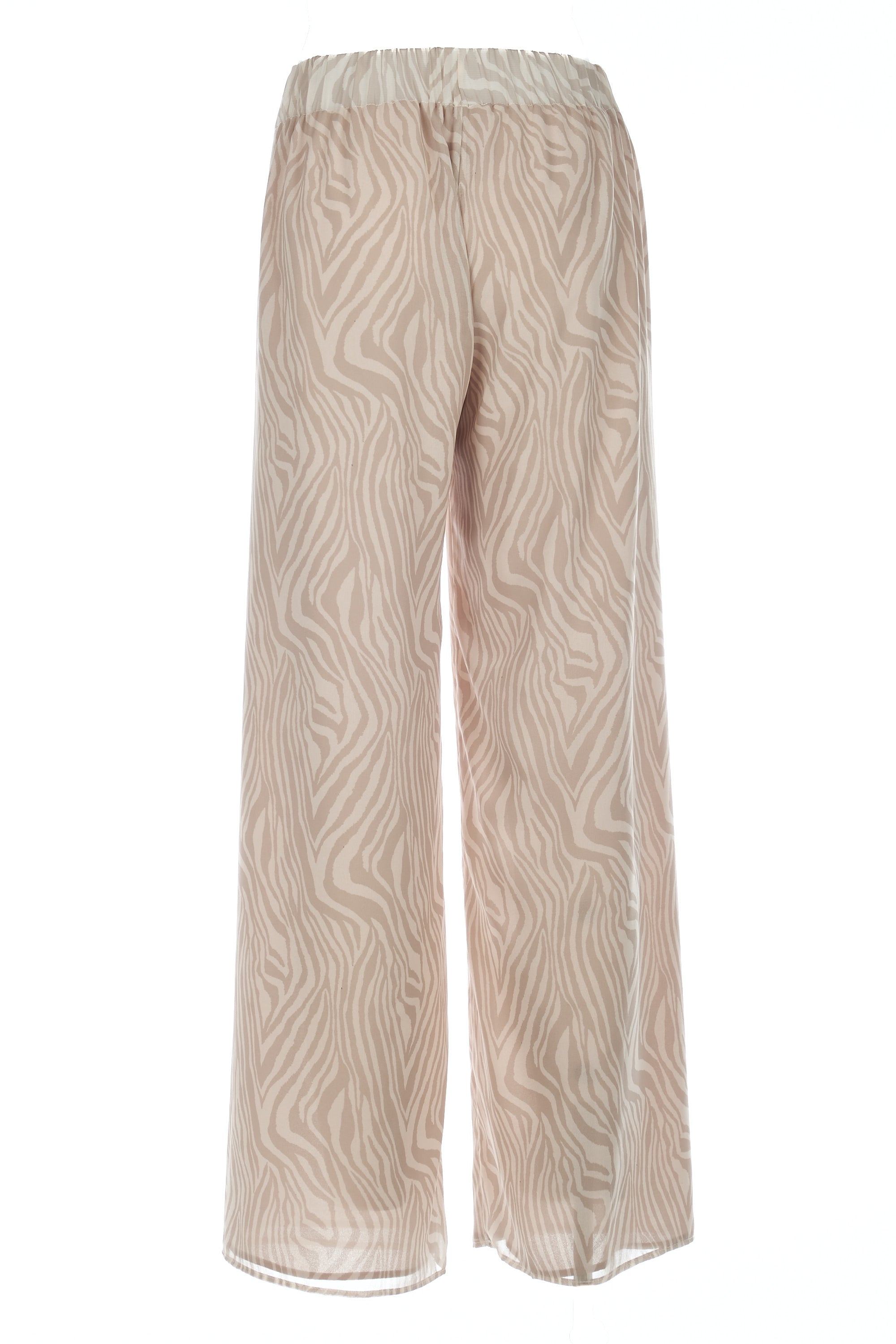 Pantaloni in georgette a fantasia
