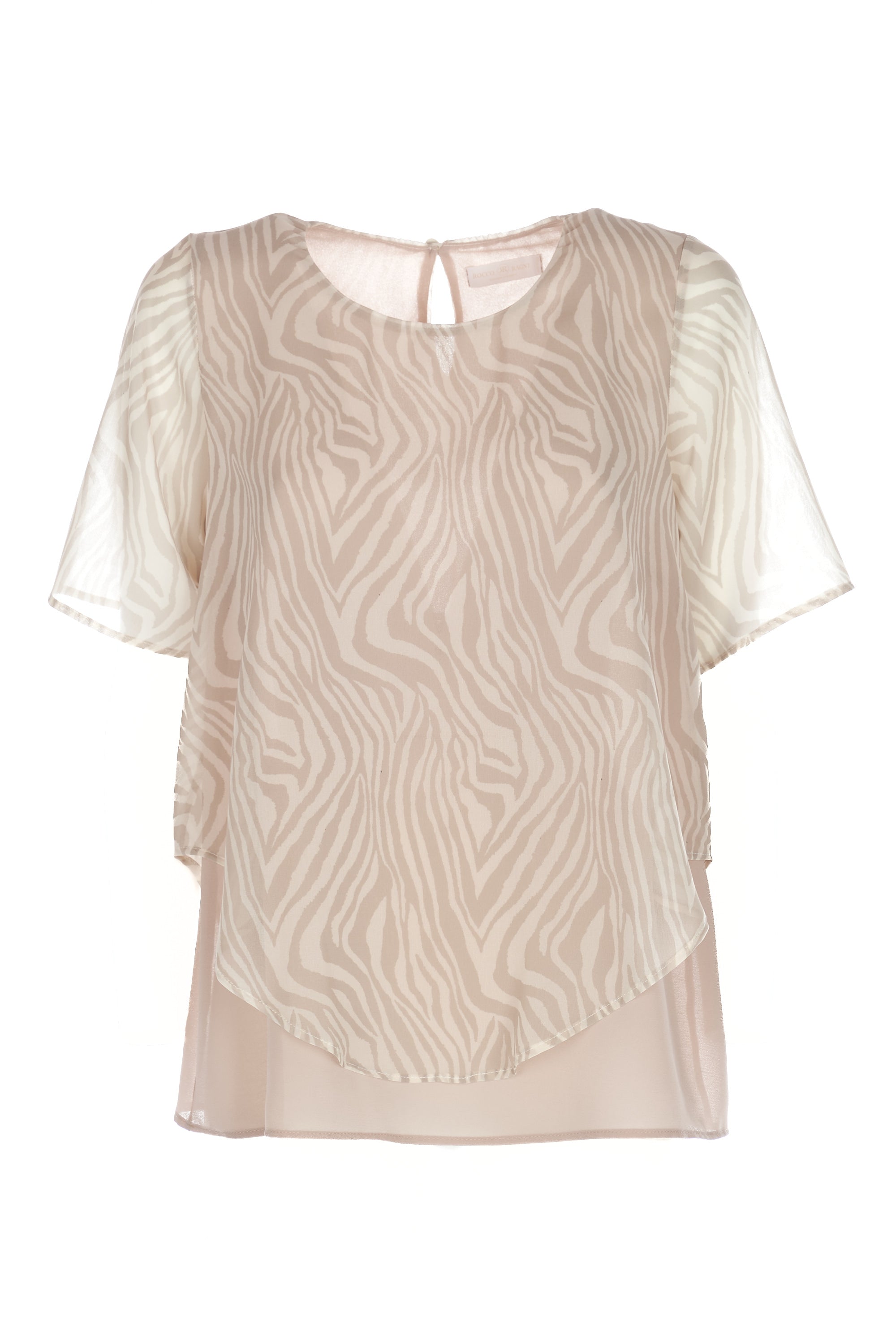 Blusa in georgette a fantasia