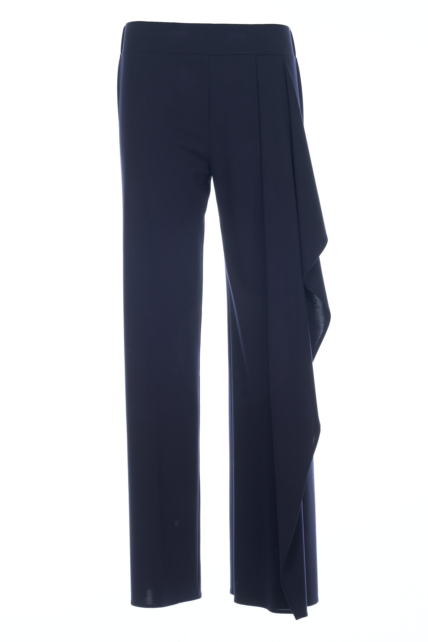 Pantaloni palazzo con ruches