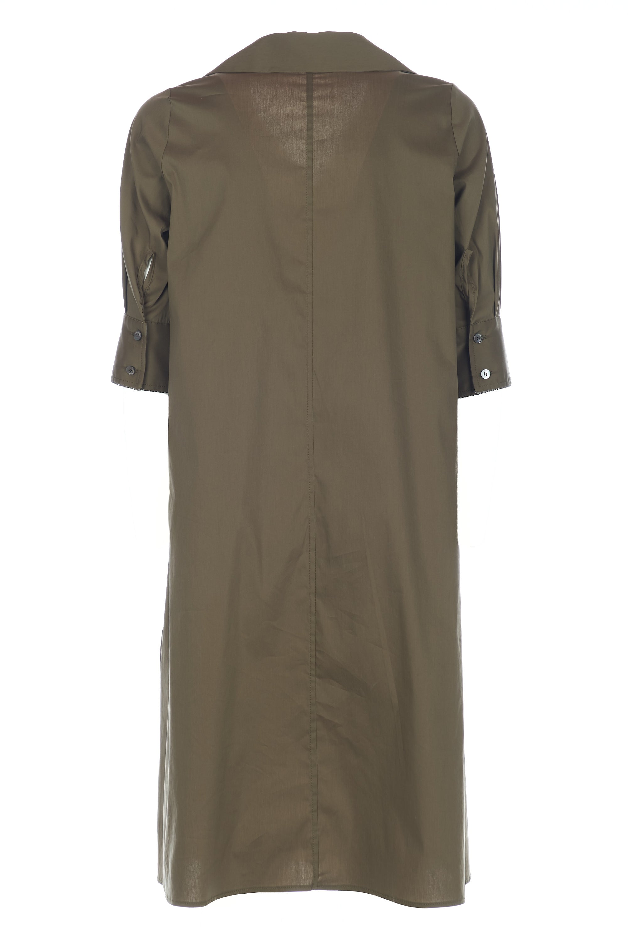 Abito in popeline con monile