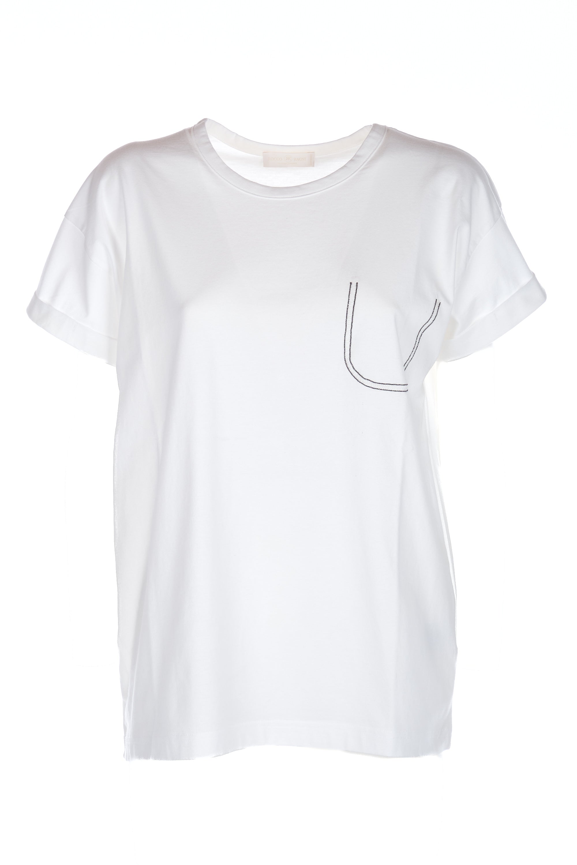 T-shirt con monile