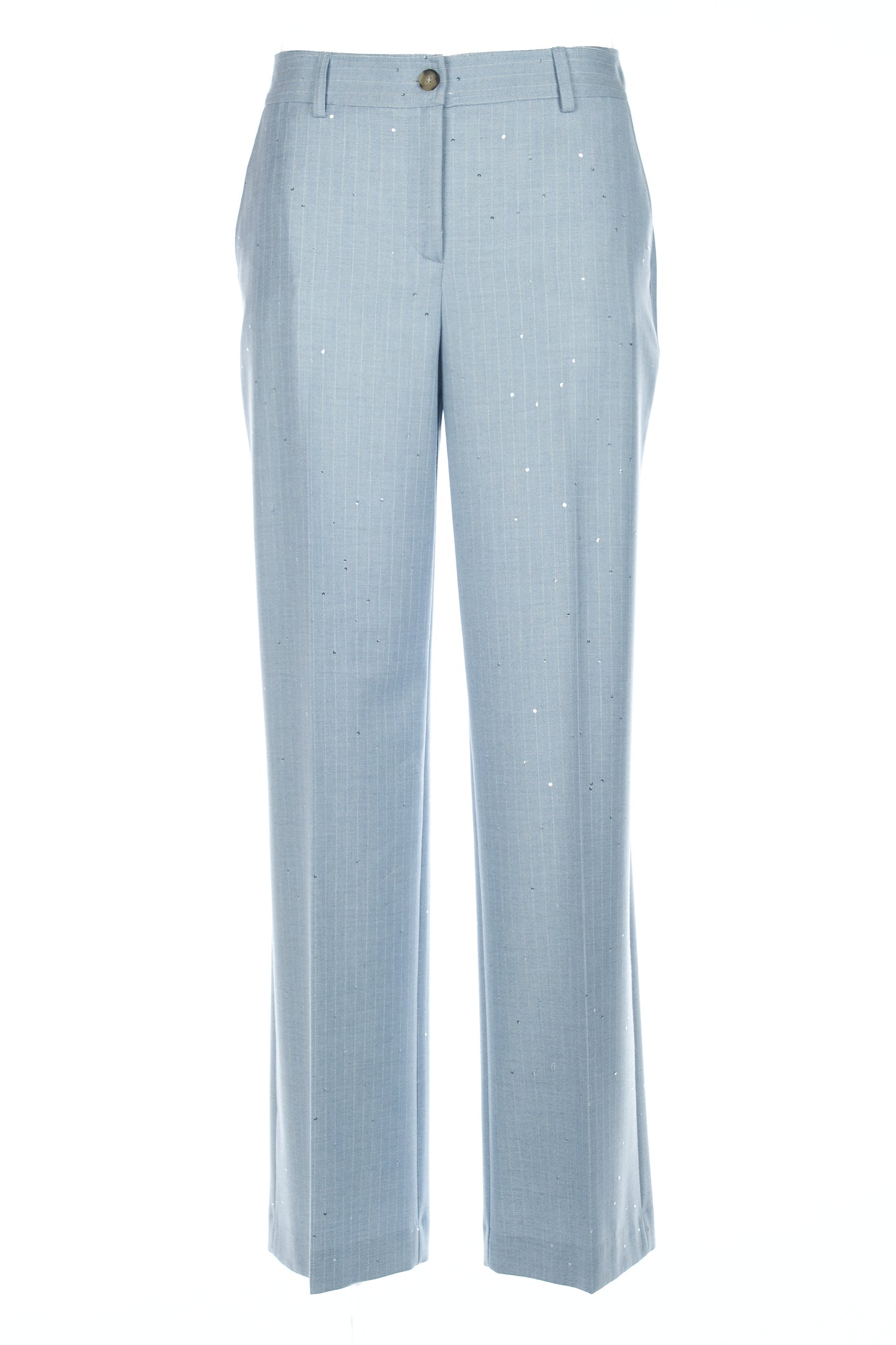 Pantaloni con micro paillettes