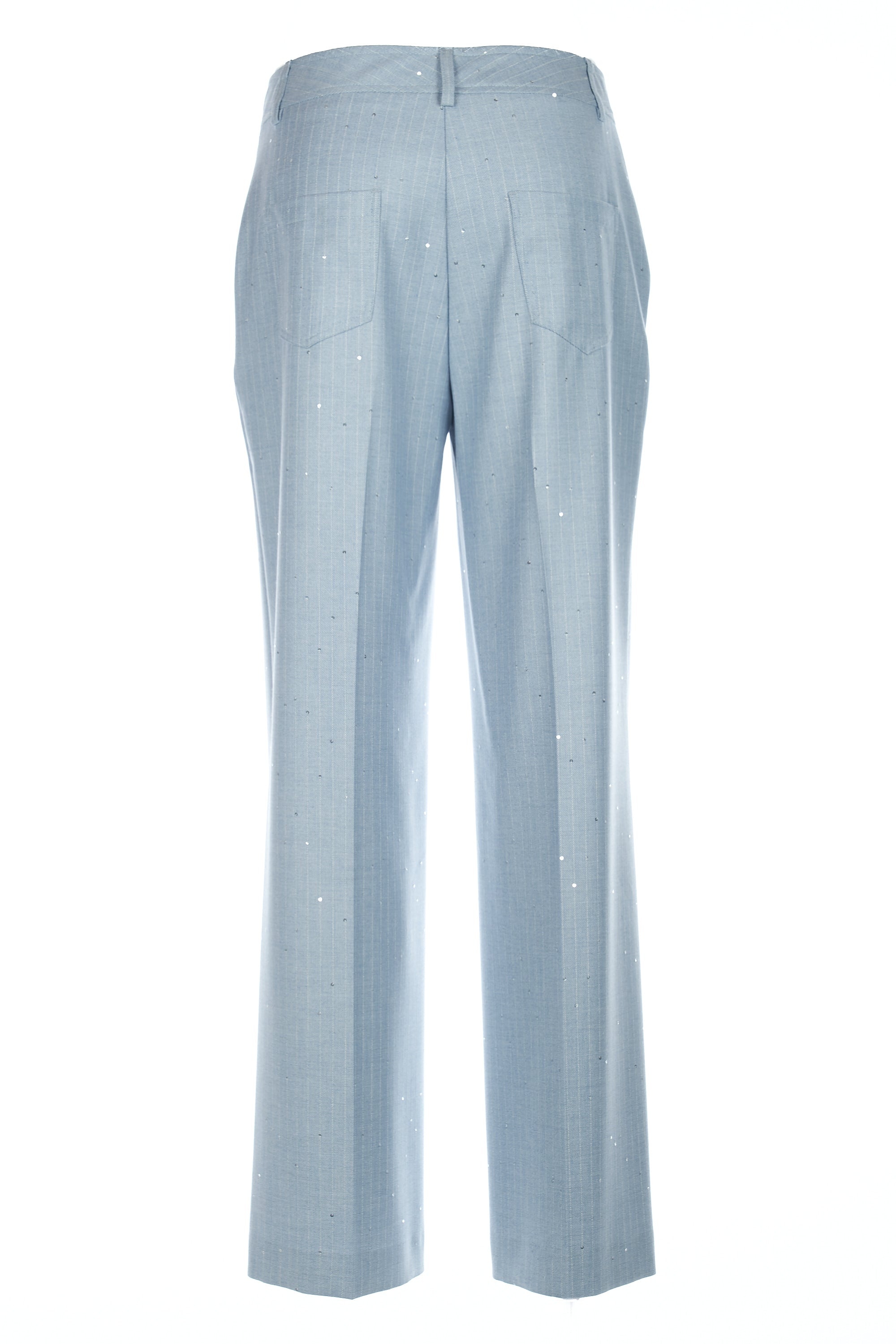 Pantaloni con micro paillettes