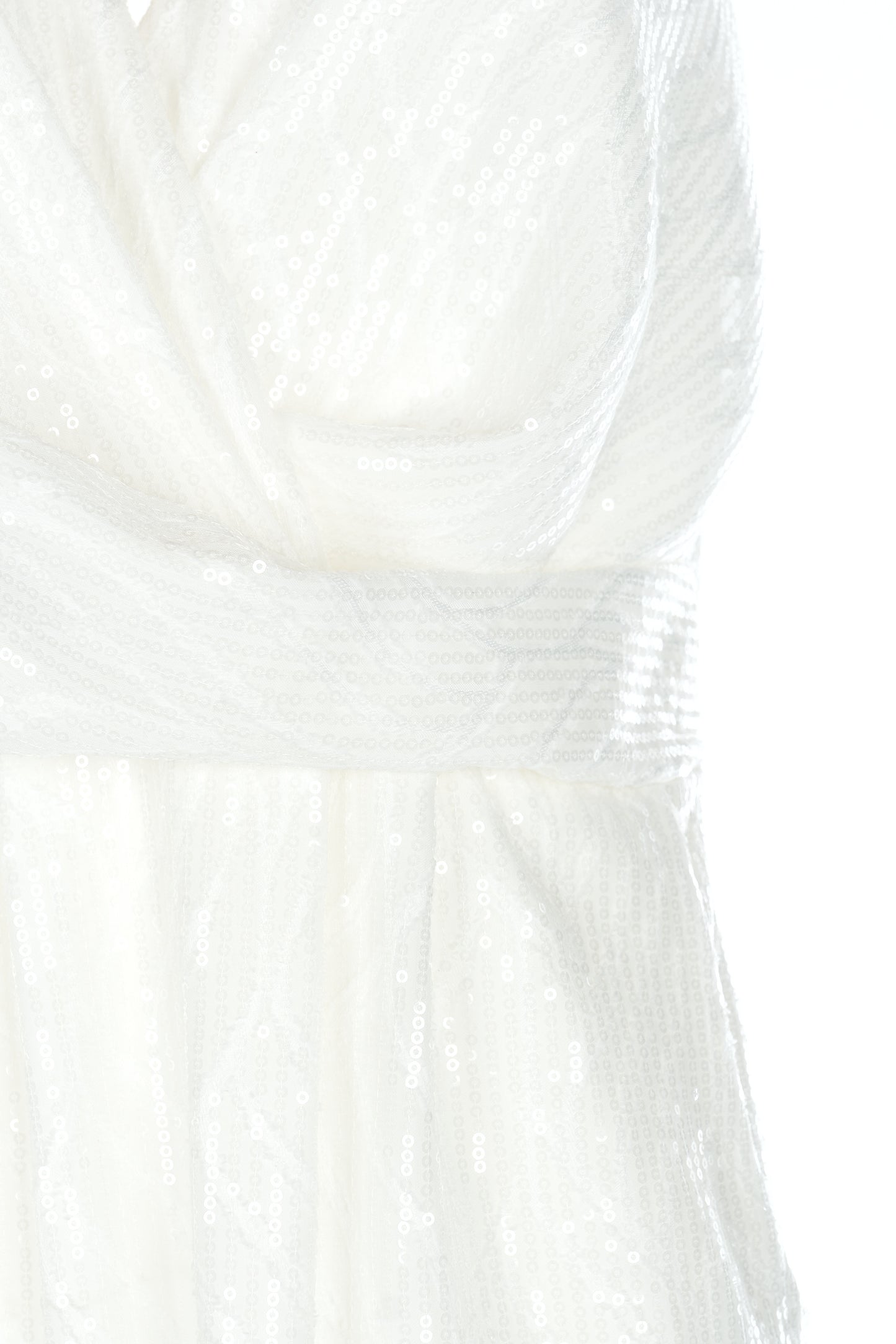 Abito midi in tessuto paillettes