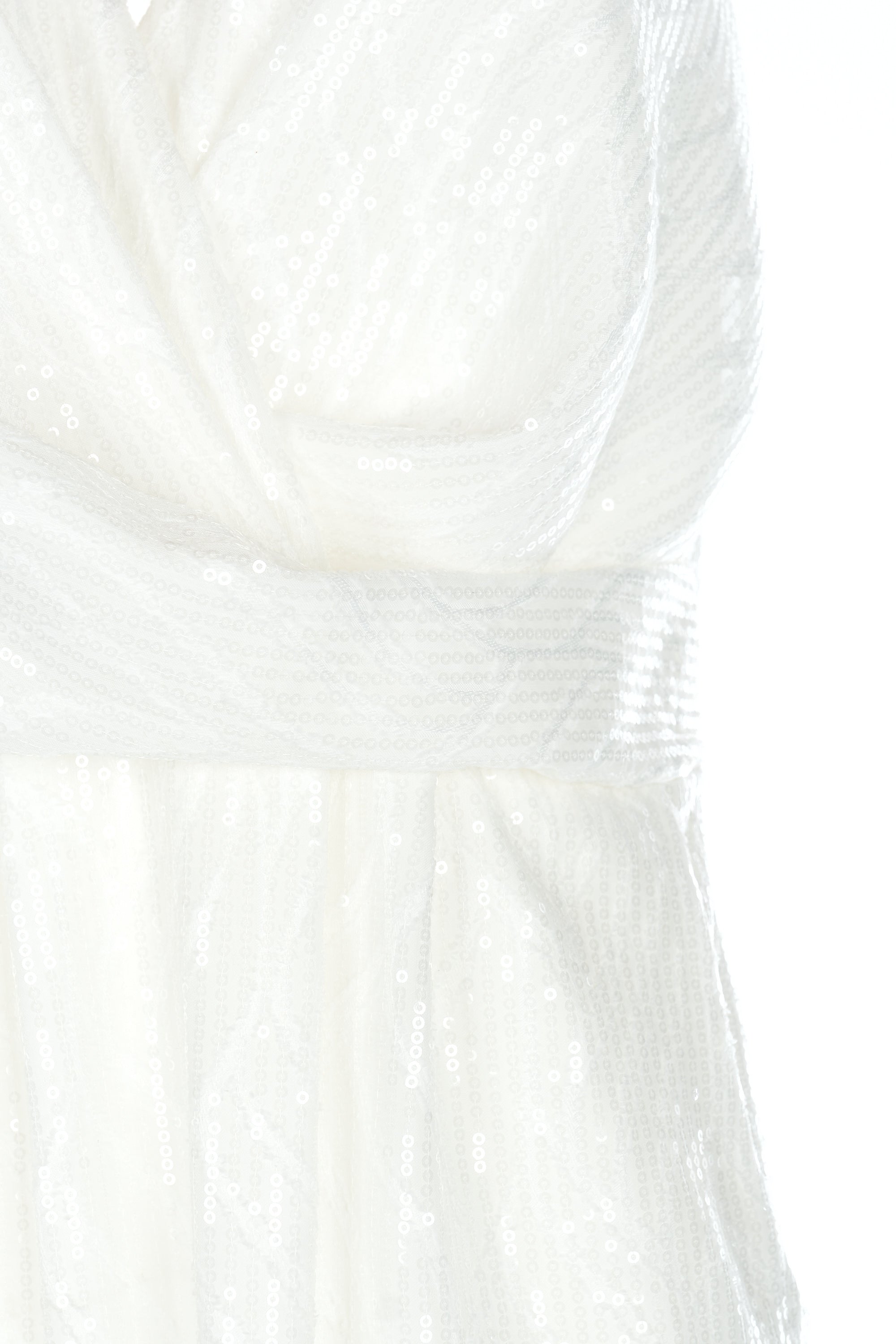 Abito midi in tessuto paillettes