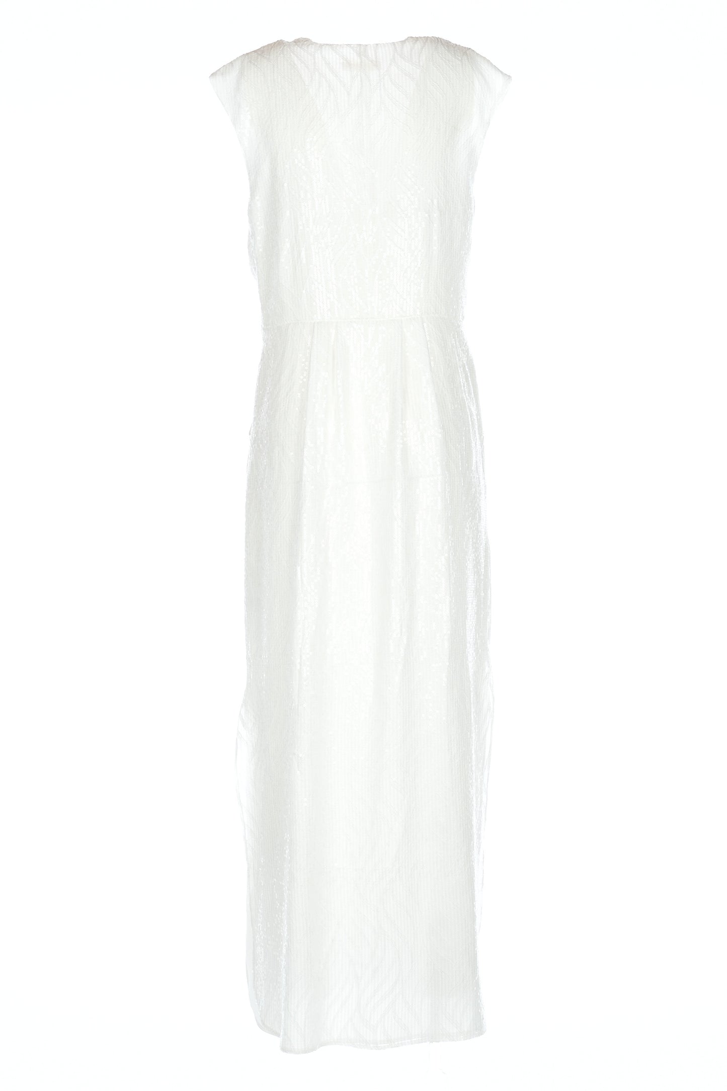 Abito midi in tessuto paillettes