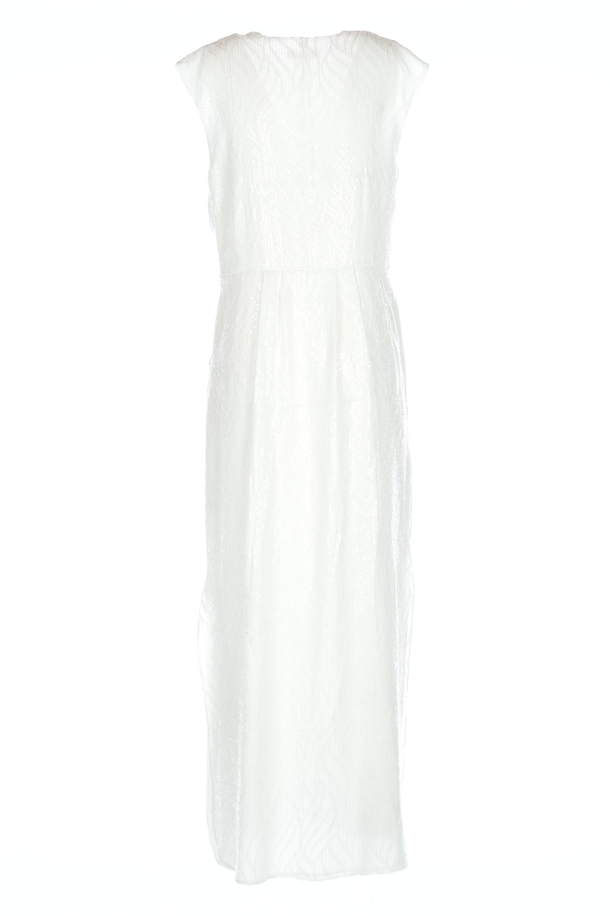 Abito midi in tessuto paillettes
