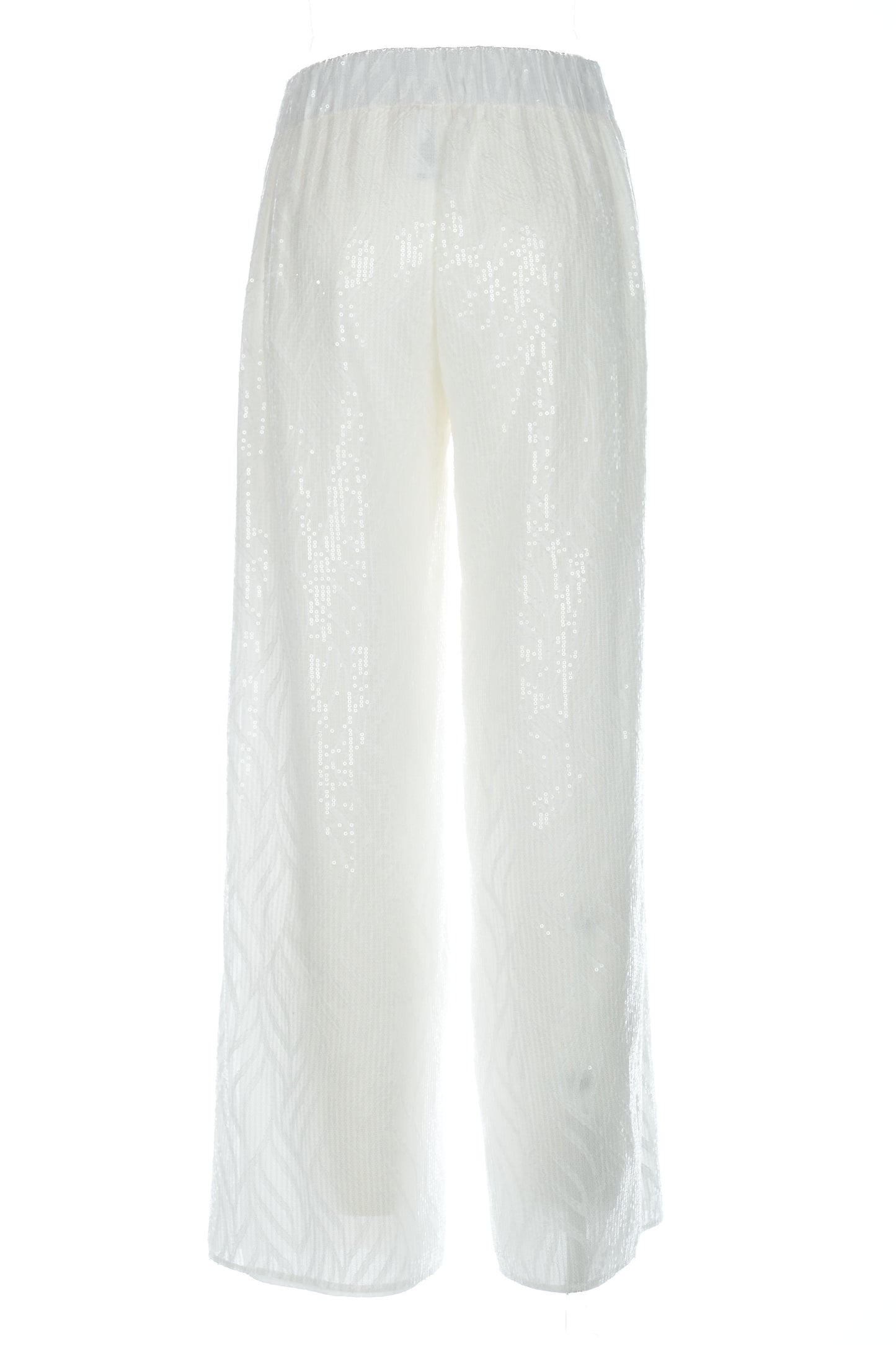 Pantaloni palazzo con paillettes