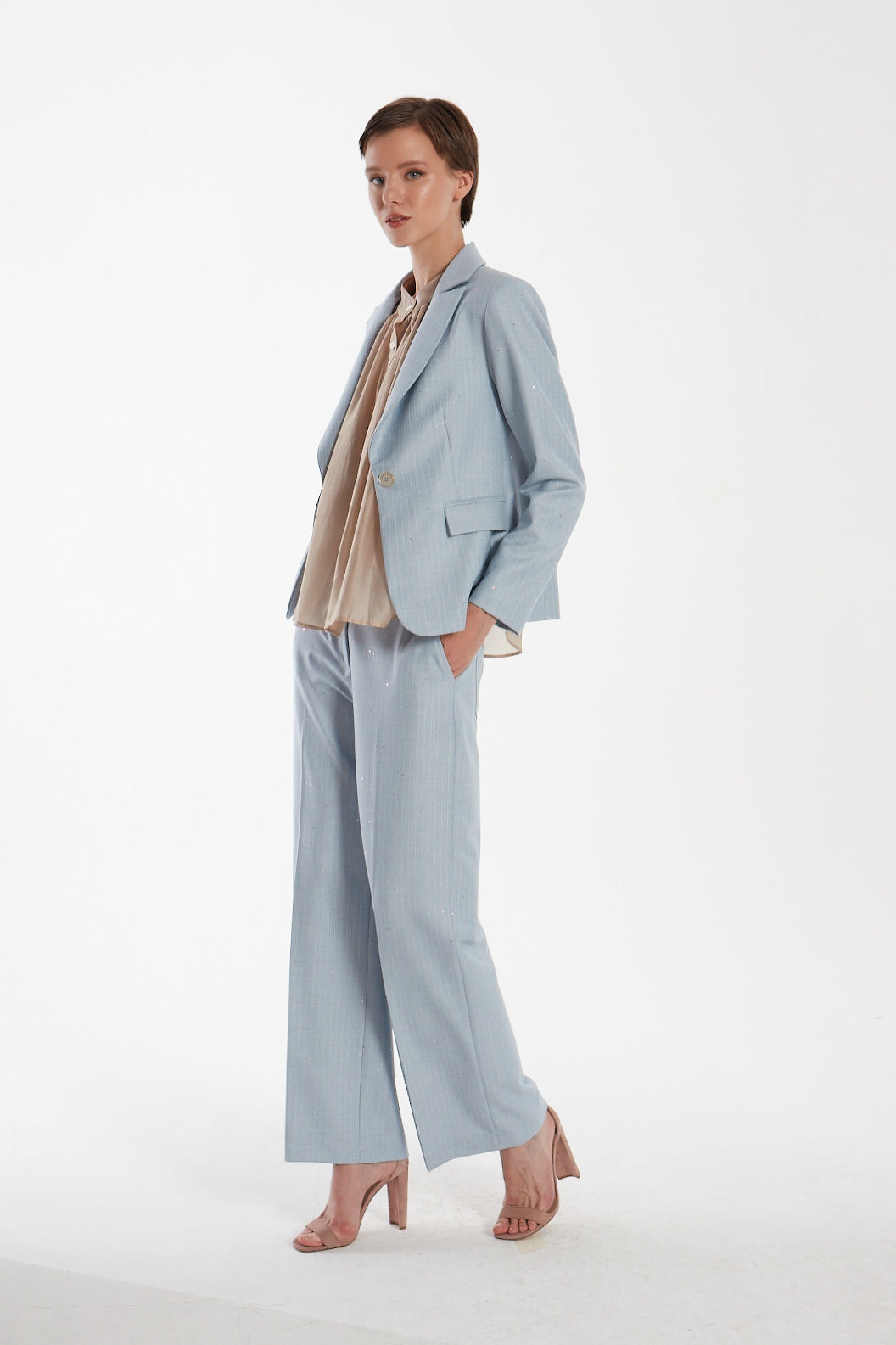 Giacca con micro paillettes